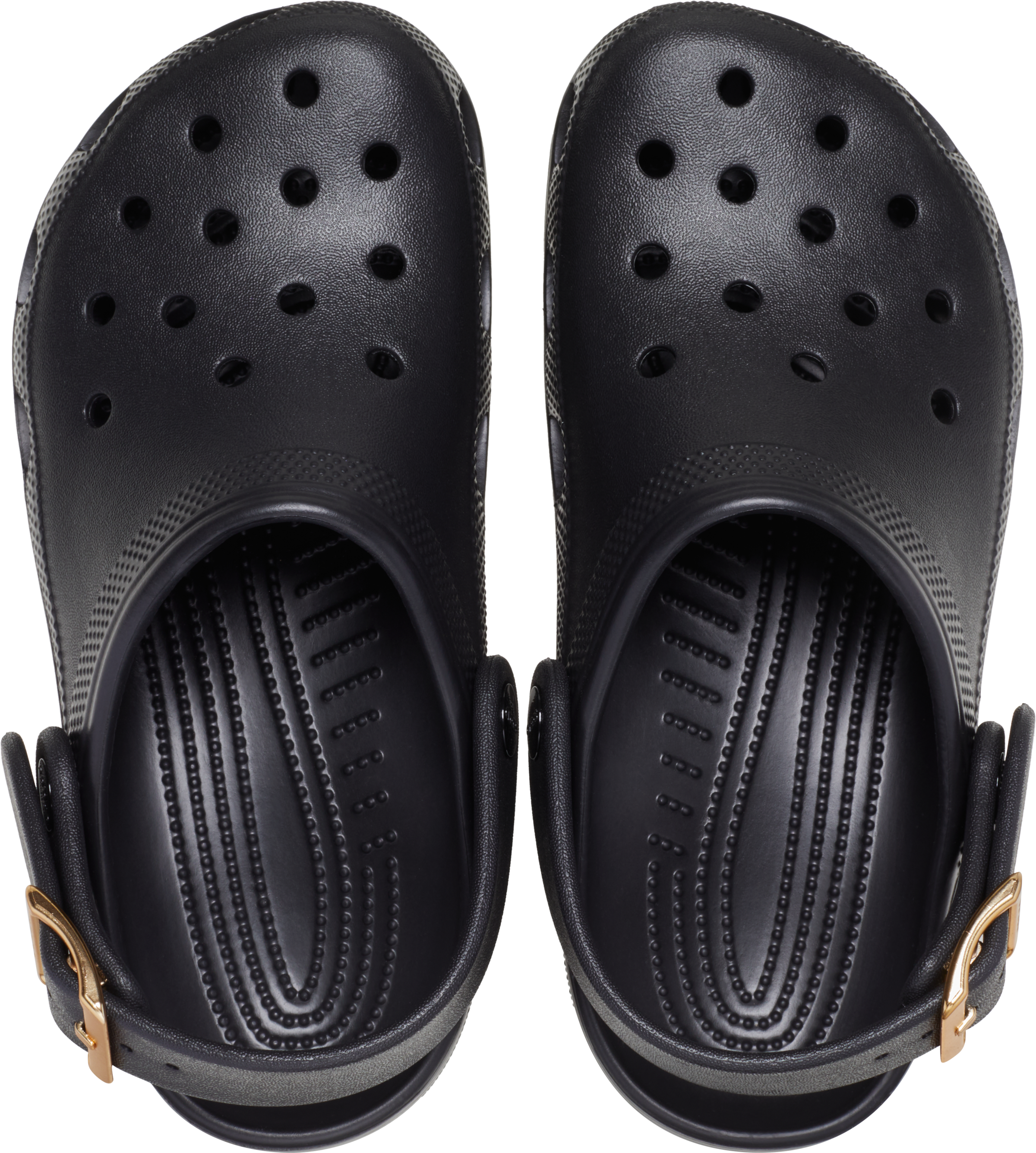 Crocs Clog »Classic Matallic Buckle Clog«  Hausschuh, Schlupfschuh mit schwenkbarem Fersenriemen