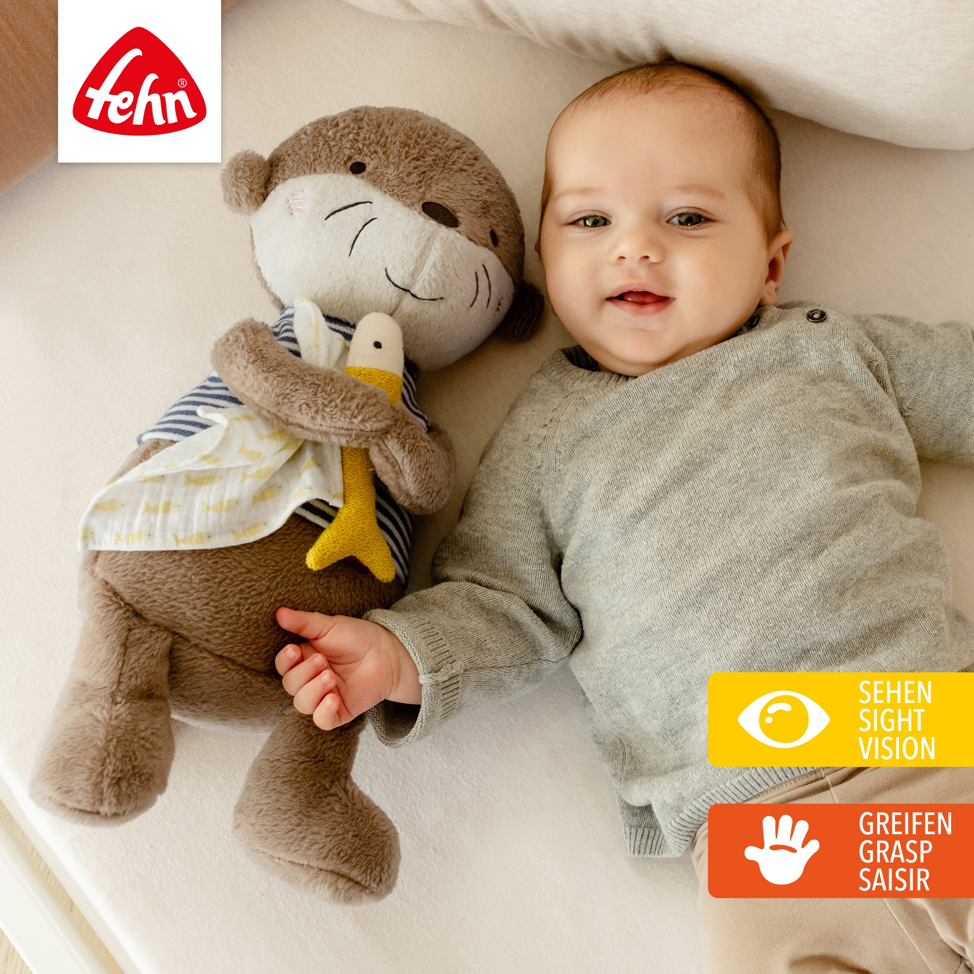 Fehn Kuscheltier »Otter Theo, Otter XL«