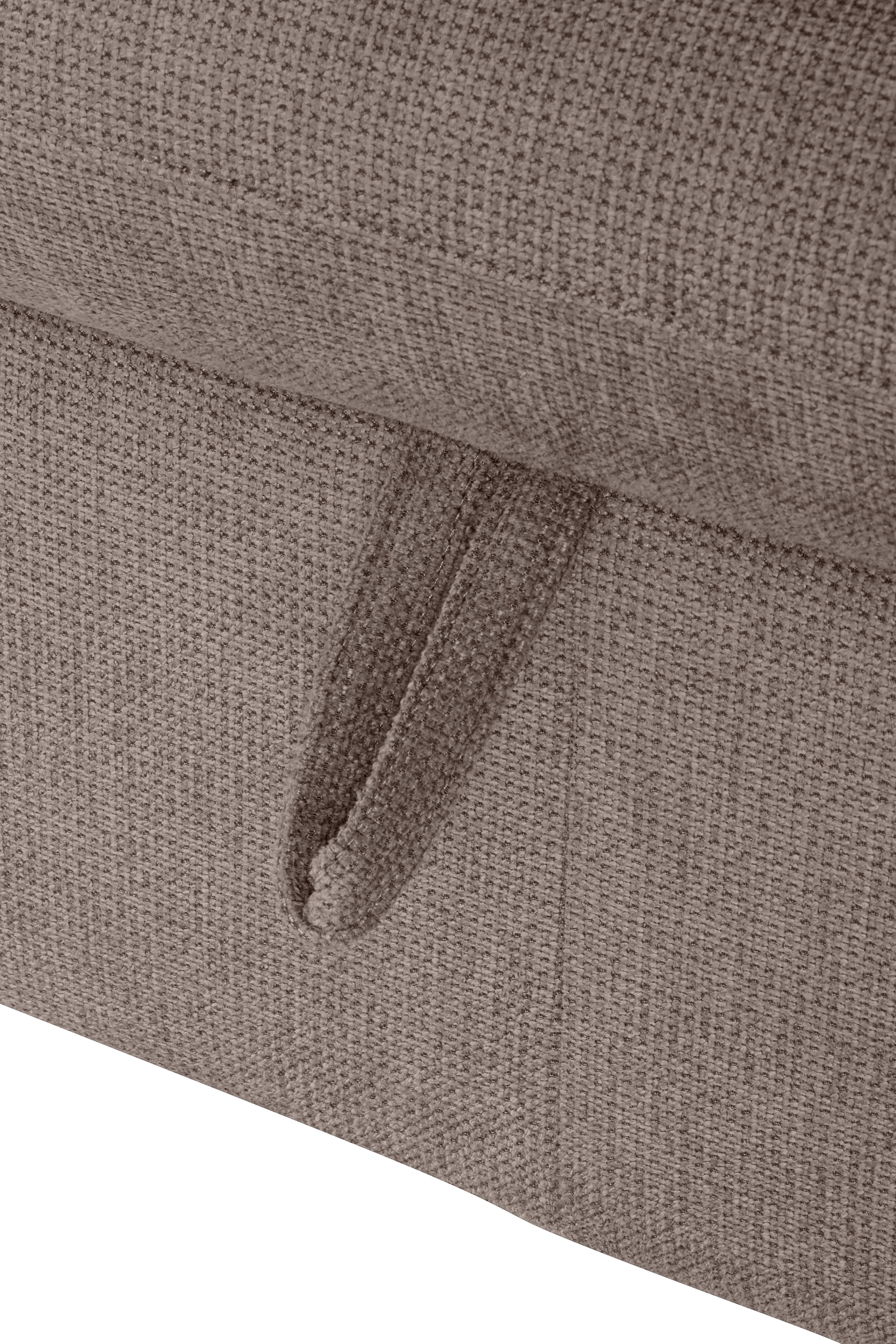COTTA Ecksofa »Lola L-Form mit Kopfteilfunktion & Hocker«, (Set, mit Hocker), wahlweise mit Bettfunktion, Bettkasten & Armteilverstellung