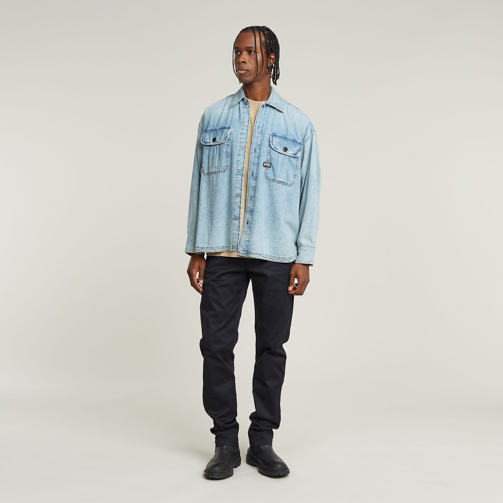 G-STAR Chinohose »Morry Tapered Chino«, mit Paspeltaschen