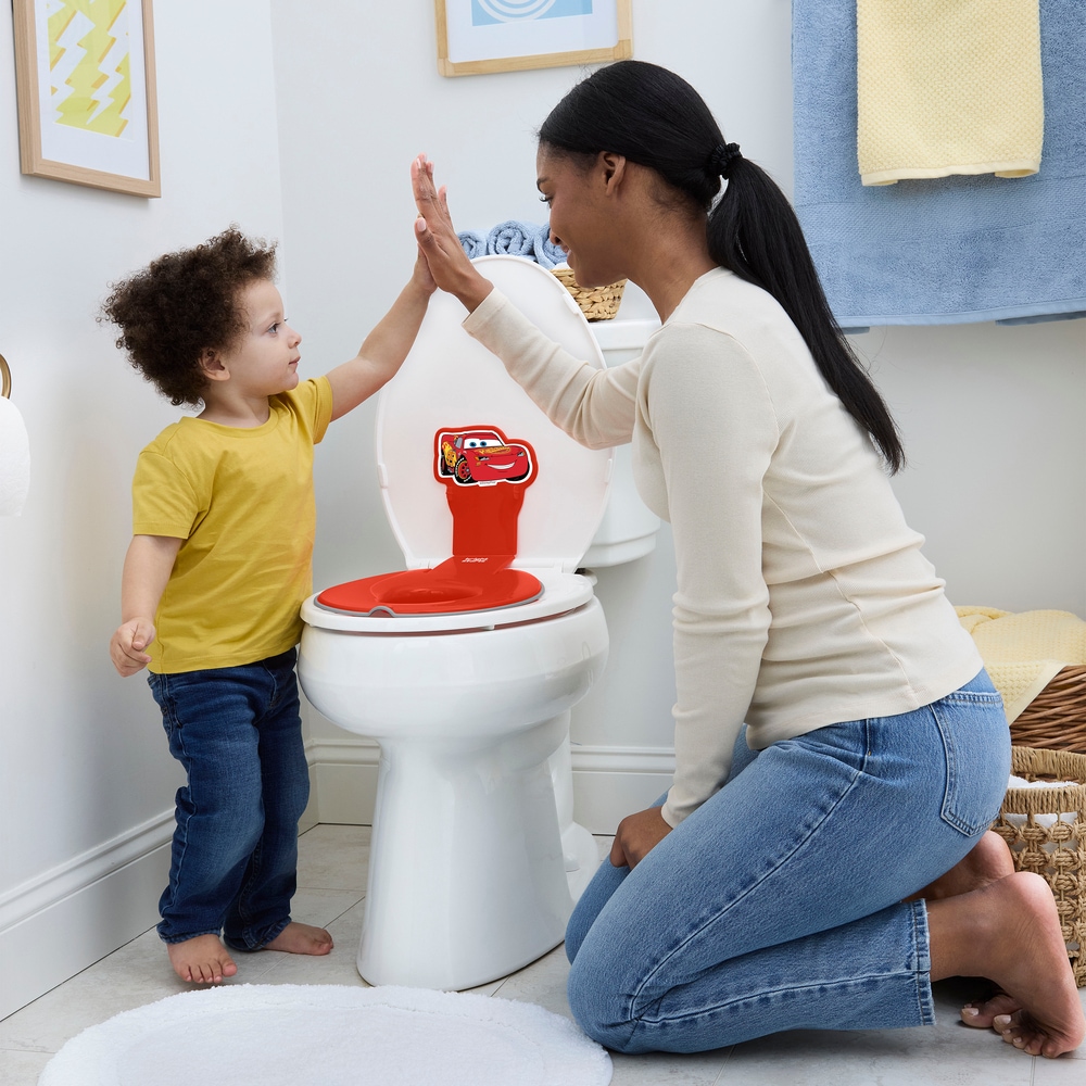 Bright Starts Toilettentrainer »Disney Baby Flip & Sit Toilettensitz - Cars«