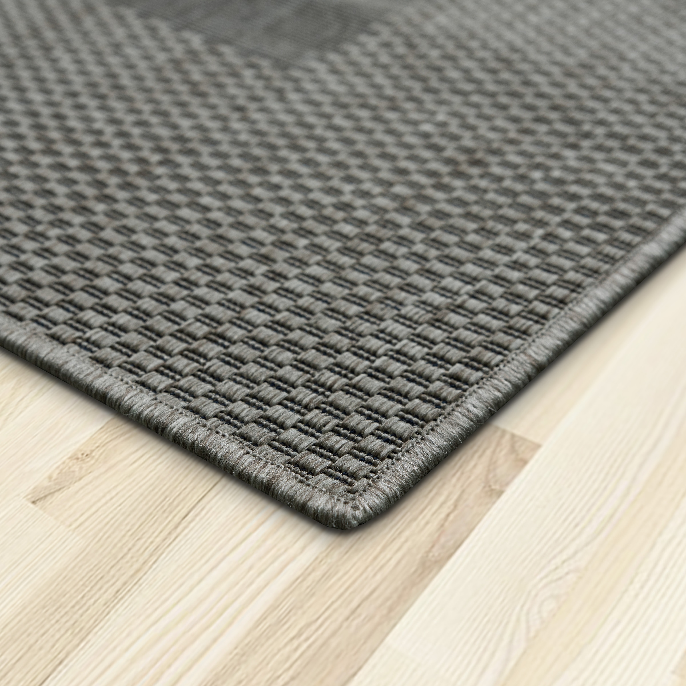 my home Teppich »Venedig Bordüre auch als Läufer erhältlich« rechteckig 3 mm Höhe In- und Outdoor geeignet, Sisal-Optik, Wetterfest & UV-beständig