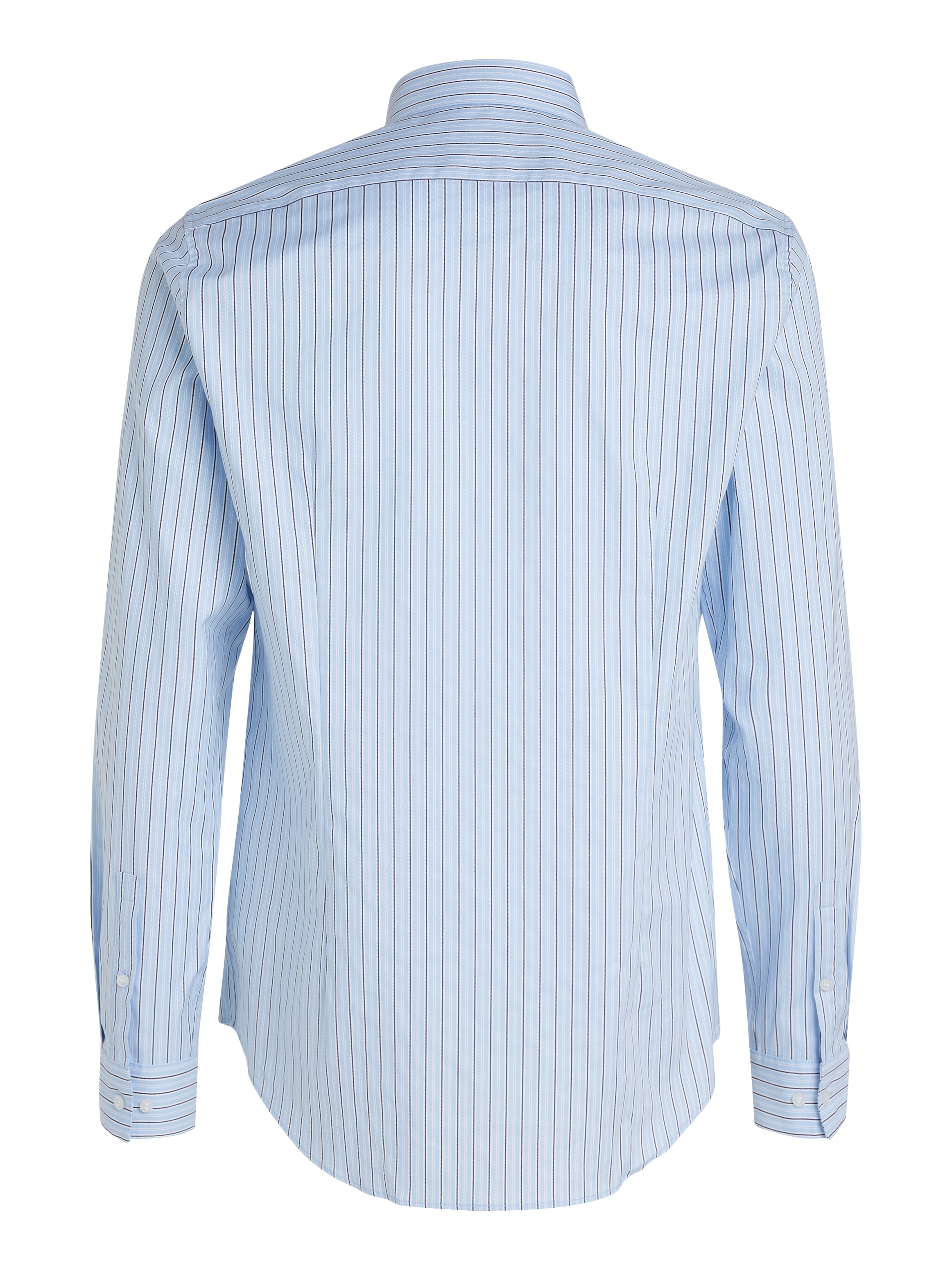 Calvin Klein Langarmhemd »OXFORD 2 TONES STRIPE SLIM SHIRT«, mit Knopfleiste