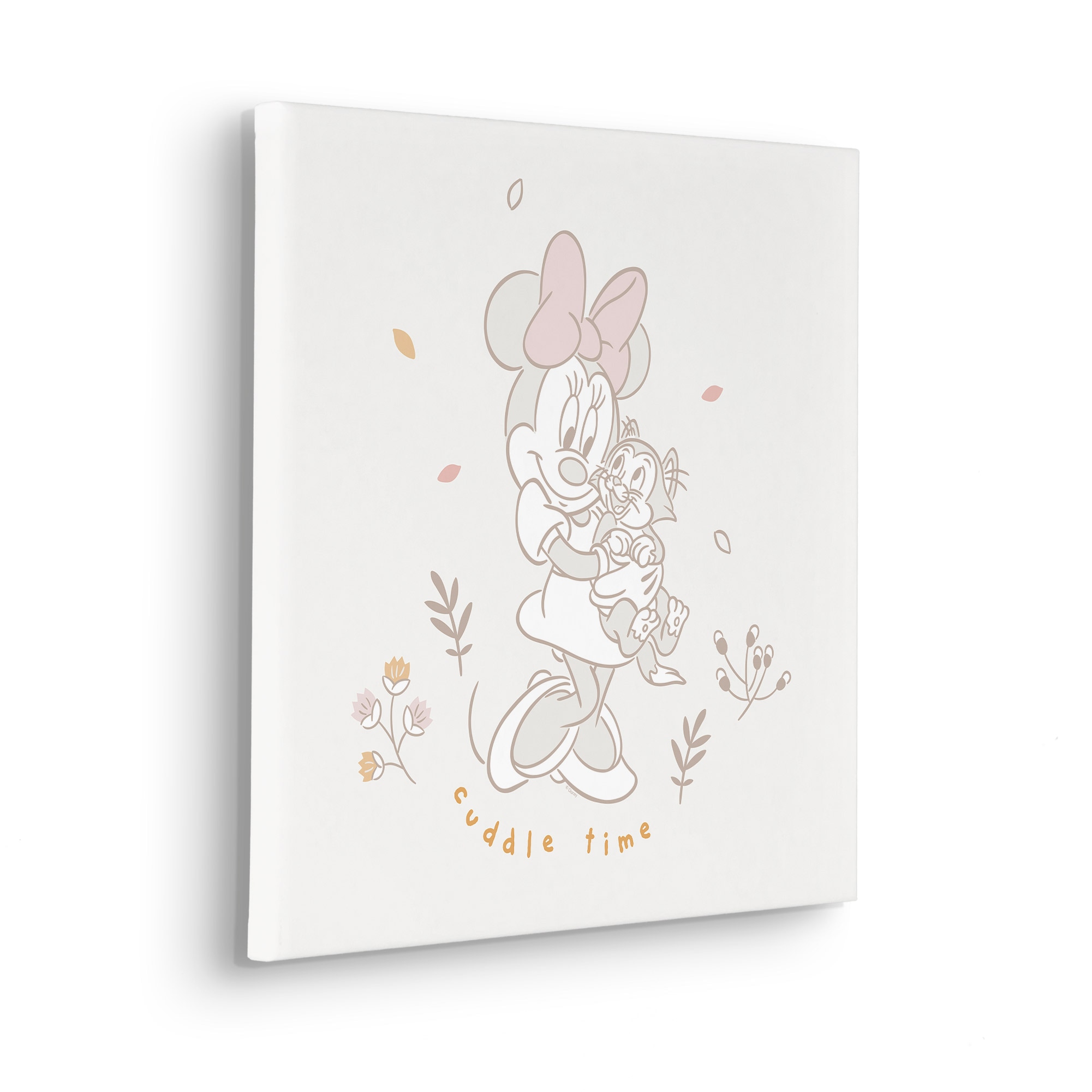 Komar Leinwandbild »Disney Minnie Mouse Cuddle Time«, Disney, (1 St.), 40 x 40 cm (Breite x Höhe) - Kinderzimmer, Dekoration