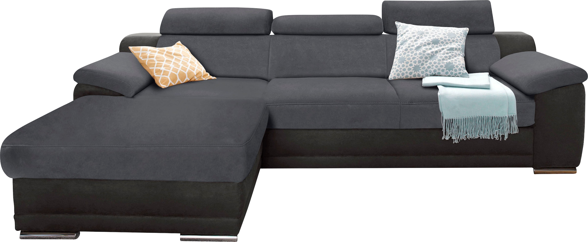 sit&more Ecksofa Xenia L-Form, mit Kopfteilverstellung, wahlweise mit Bettfunktion