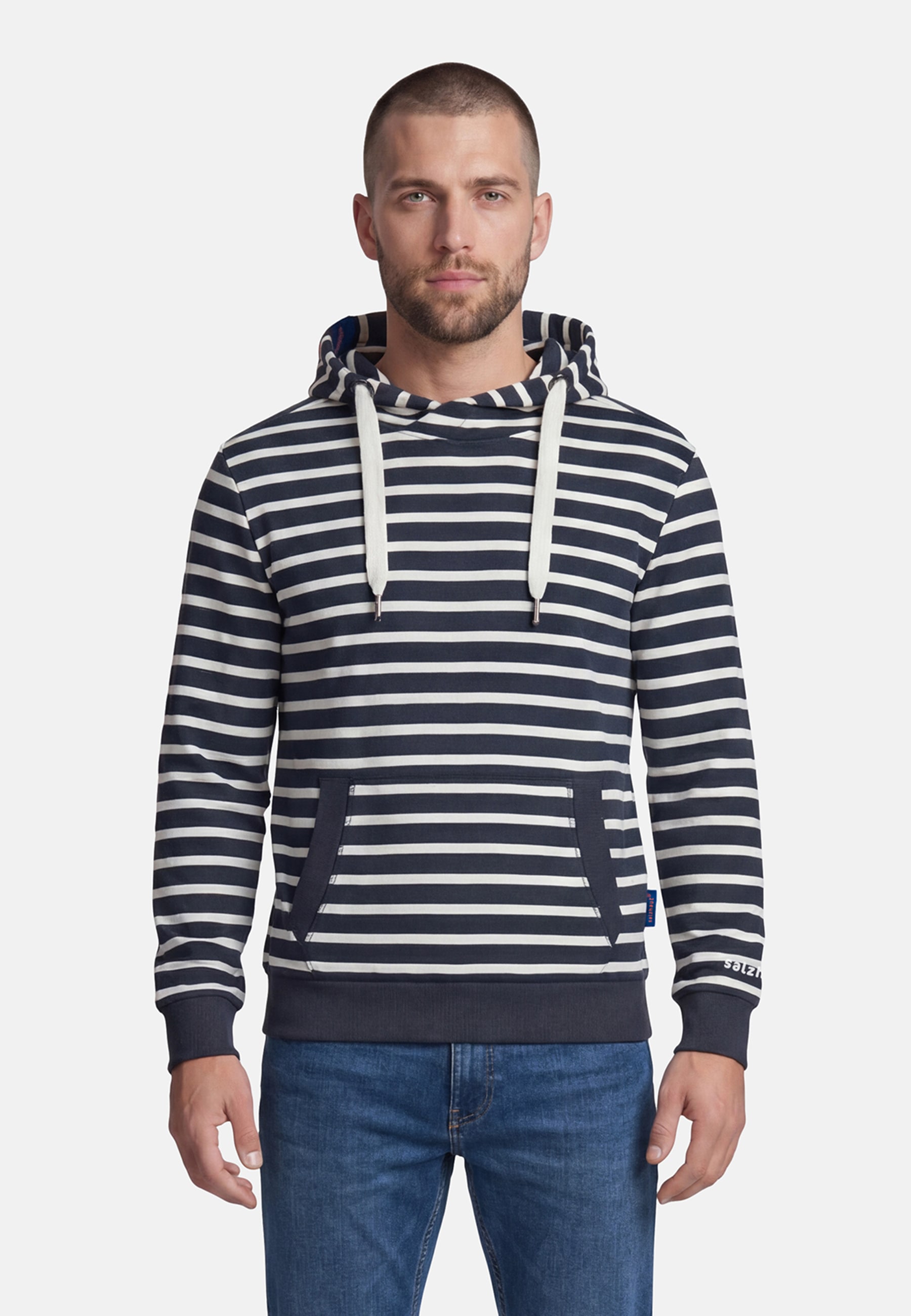 salzhaut Kapuzenpullover »Hoodie HEFF - RINGEL«