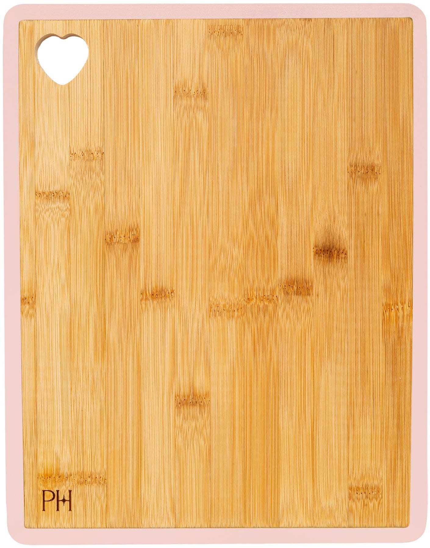 Paris Hilton Schneidebrett »Paris Hilton, Küchenhelfer-Set, 6-teilig« Schneidbrett-Set, Messer-Set, Bambusbrett mit Herz-Design