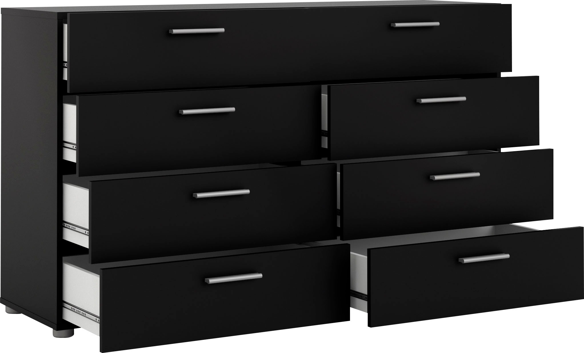 INOSIGN Kommode »Pepe, Aufbewahrung, Schubladenschrank, Stauraum«, Sideboard mit 8 Schubläden, Breite 140 cm, Höhe 82 cm
