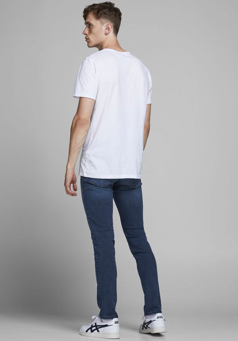 Jack & Jones Slim-fit-Jeans »JJIGLENN Slim-Fit mit Stretch und praktischer 5-Pocket-Form«, mit Abriebeffekten