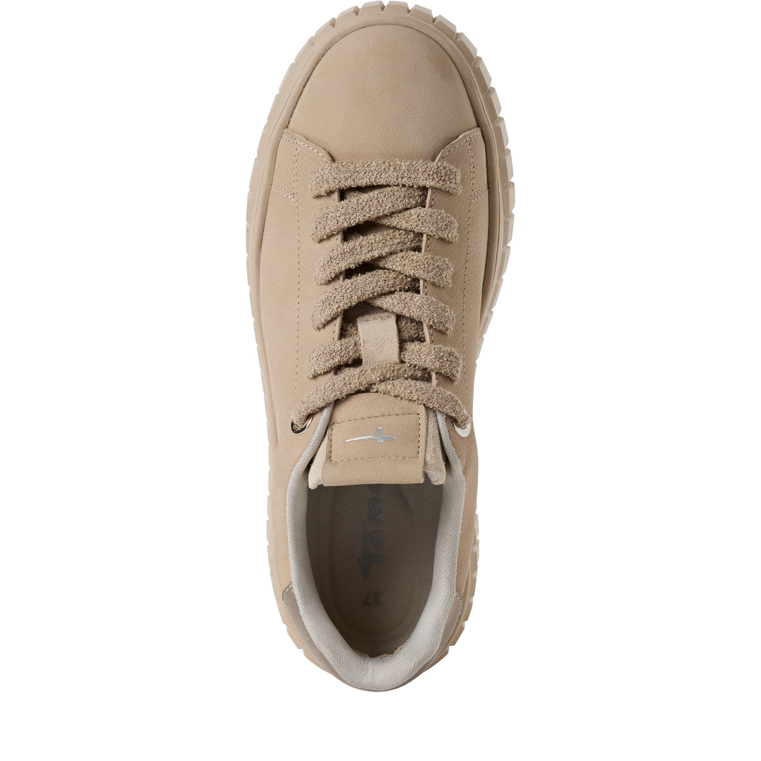 Tamaris Plateausneaker  Freizeitschuh, Halbschuh, Schnürschuh mit Eye-Catcher Plateau