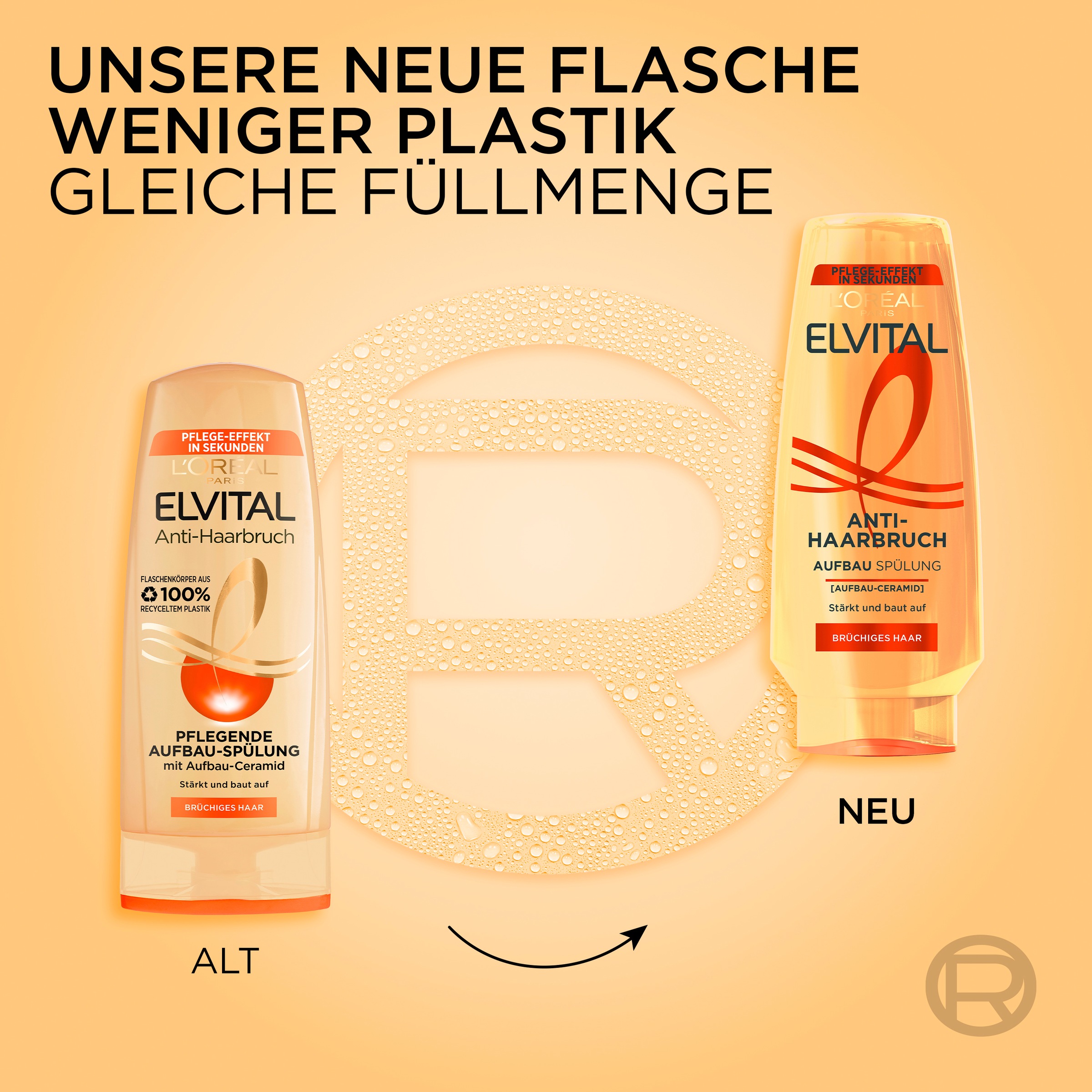 L'ORÉAL PARIS Haarspülung »L'Oréal Paris Elvital Anti-Haarbruch Spülung«, (6 tlg.)