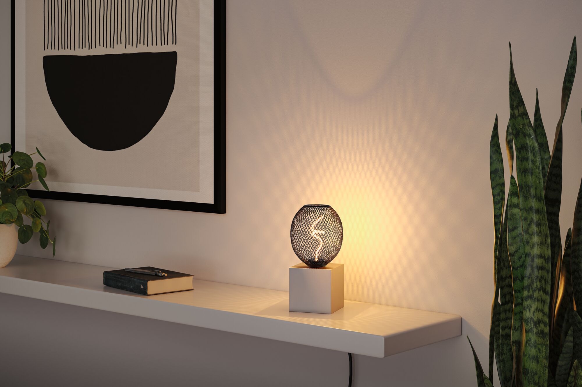 Paulmann LED-Leuchtmittel »Metallic Glow Standard 230V LED Globe dimmbar Schwarz« E27 1 Stk.
