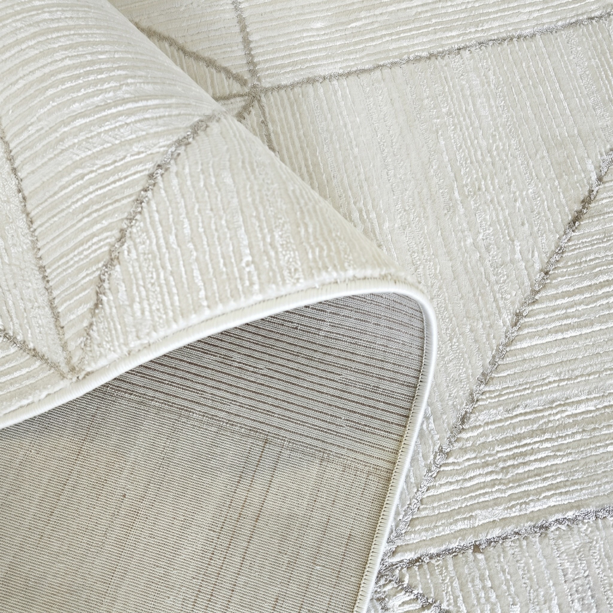 Sehrazat Teppich »Venus 8083« rechteckig 11 mm Höhe Kurzflor, Geometrische Vintage Optik, mit Fransen, Wohnzimmer