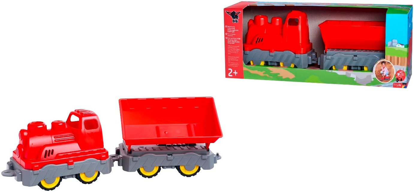 BIG Spielzeug-Lokomotive »BIG Power Worker Mini Zug mit Wagon«, Made in Germany