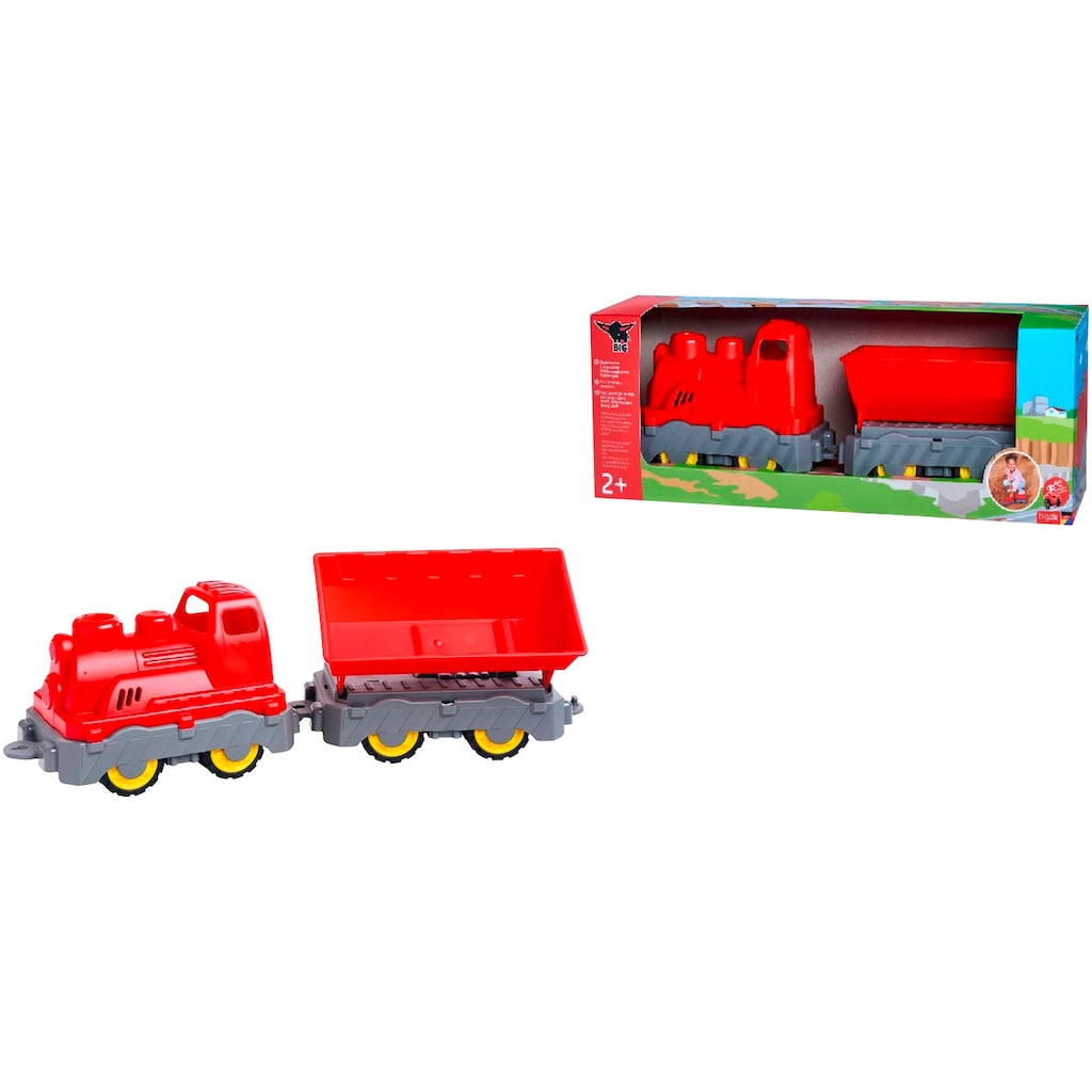 BIG Spielzeug-Lokomotive »BIG Power Worker Mini Zug mit Wagon«