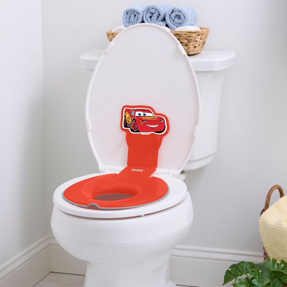 Bright Starts Toilettentrainer »Disney Baby Flip & Sit Toilettensitz - Cars«