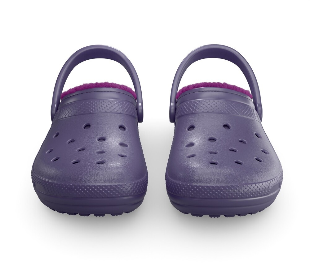 Crocs Clog »Kids Classic Lined Clog«, Hausschuh, Pantoffel, Schlappen mit Warmfutter