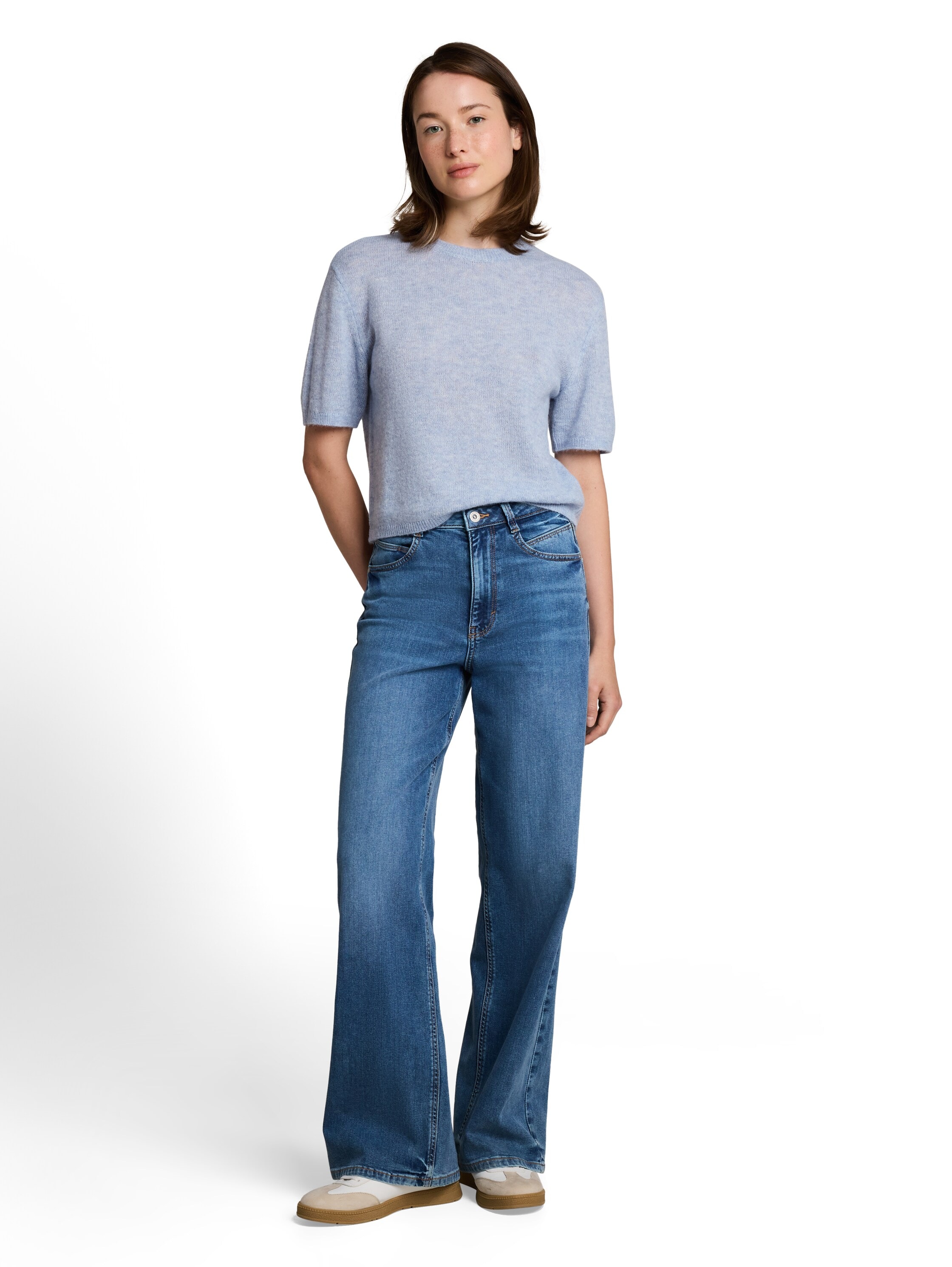 TOM TAILOR Denim V-Ausschnitt-Pullover