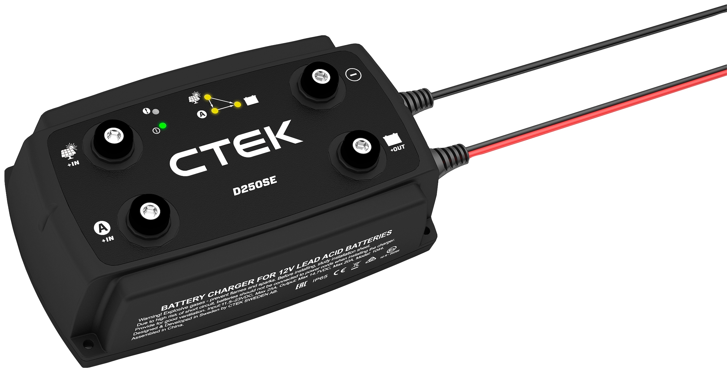 Batterie-Ladegerät »D250SE«, Temperatursensor zur Optimierung des Ladevorgangs in...