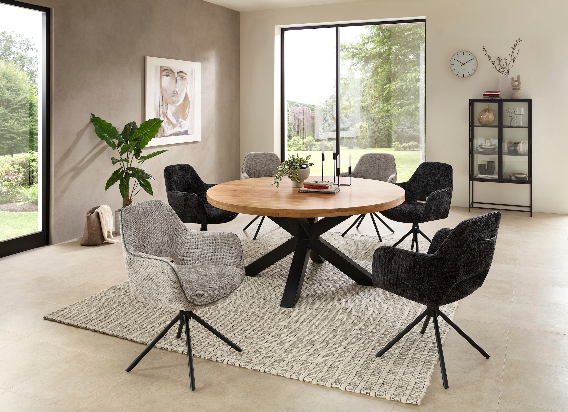 Stolkom Armlehnstuhl »Adrina, BxHxT 62x89x62 cm« (Set) 2 Stk.180 grad drehbar mit Auto-Return