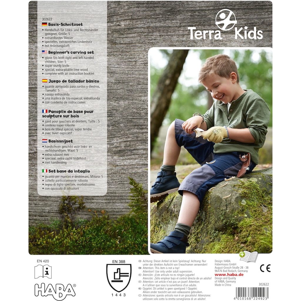 Haba Kreativset »Terra Kids, Basis-Schnitzset«