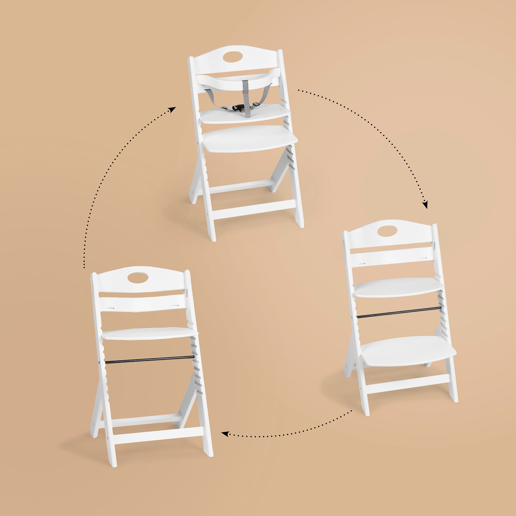 BabyGo Hochstuhl »Family, white« ()