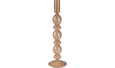 Kerzenleuchter »Loirina«, (Set, 2 St.), Stabkerzenhalter aus Glas, Höhe ca. 26 cm