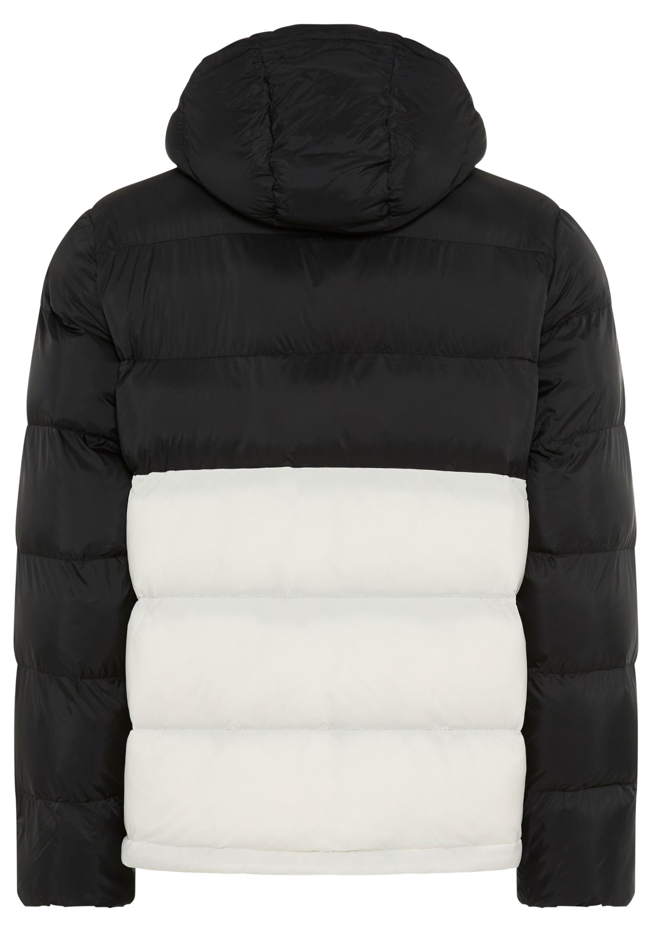 Calvin Klein Jeans Steppjacke »LS NYLON COLOR BOCK PUFFER JKT« mit Kapuze Mit Rundhalsausschnitt, regular fit