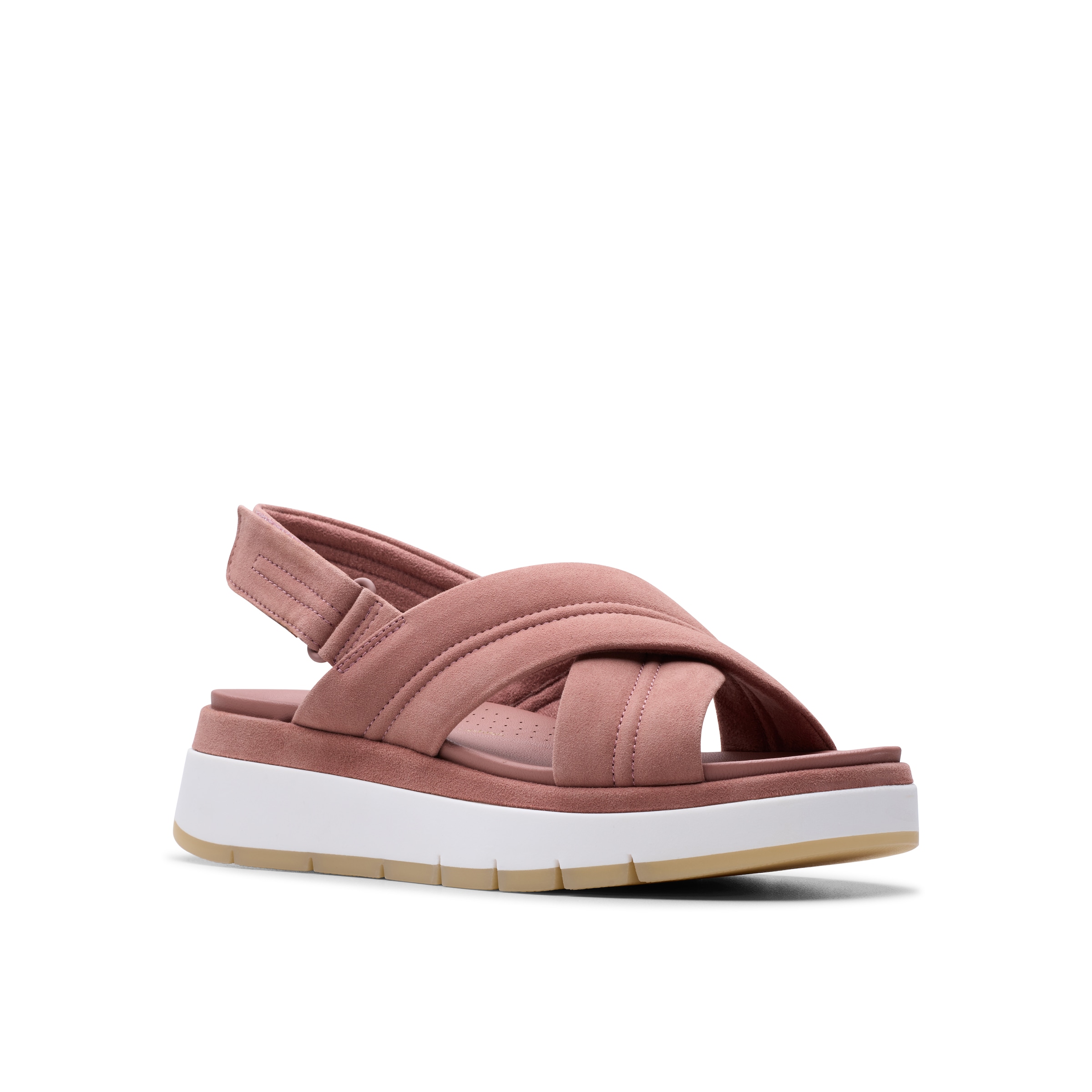 Clarks Sandale »Tuscan Cross«  , Sandalette, Flats, Sommerschuh mit Plateausohle