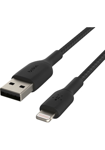 Belkin Smartphone-Kabel »Lightning Lade/Sync Kabel ummantelt mfi 15cm«, Lightning, USB... kaufen