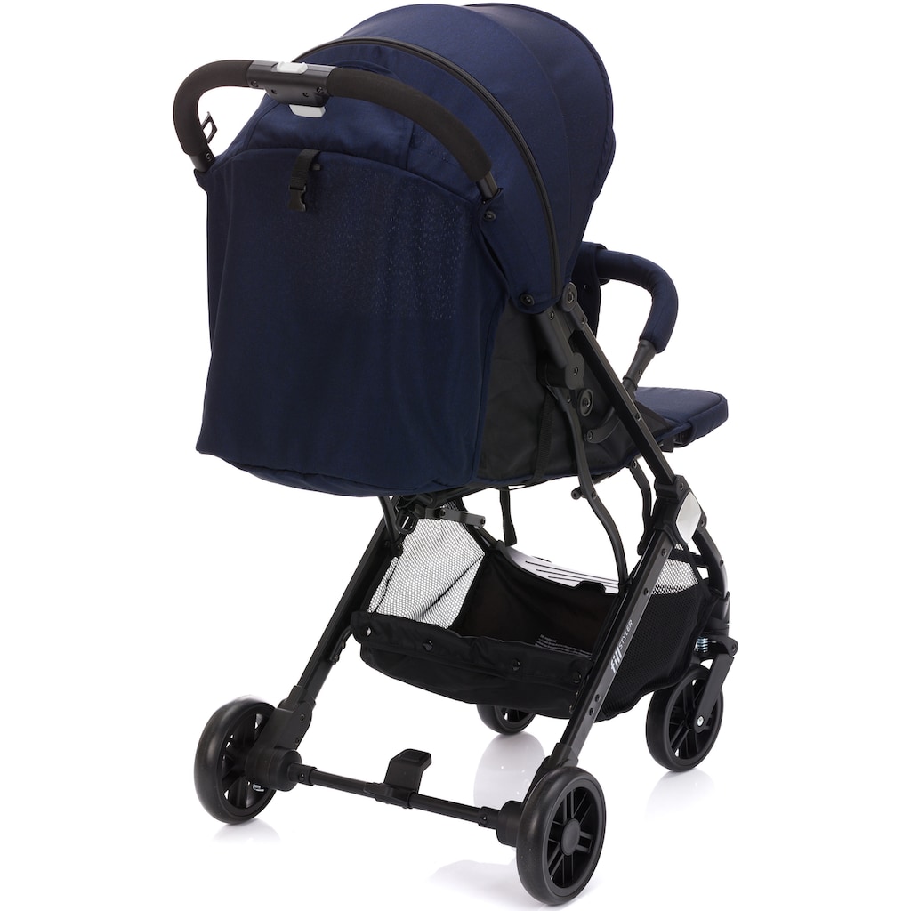 Fillikid Sport-Kinderwagen »Styler, blau melange«, mit Trolleygriff