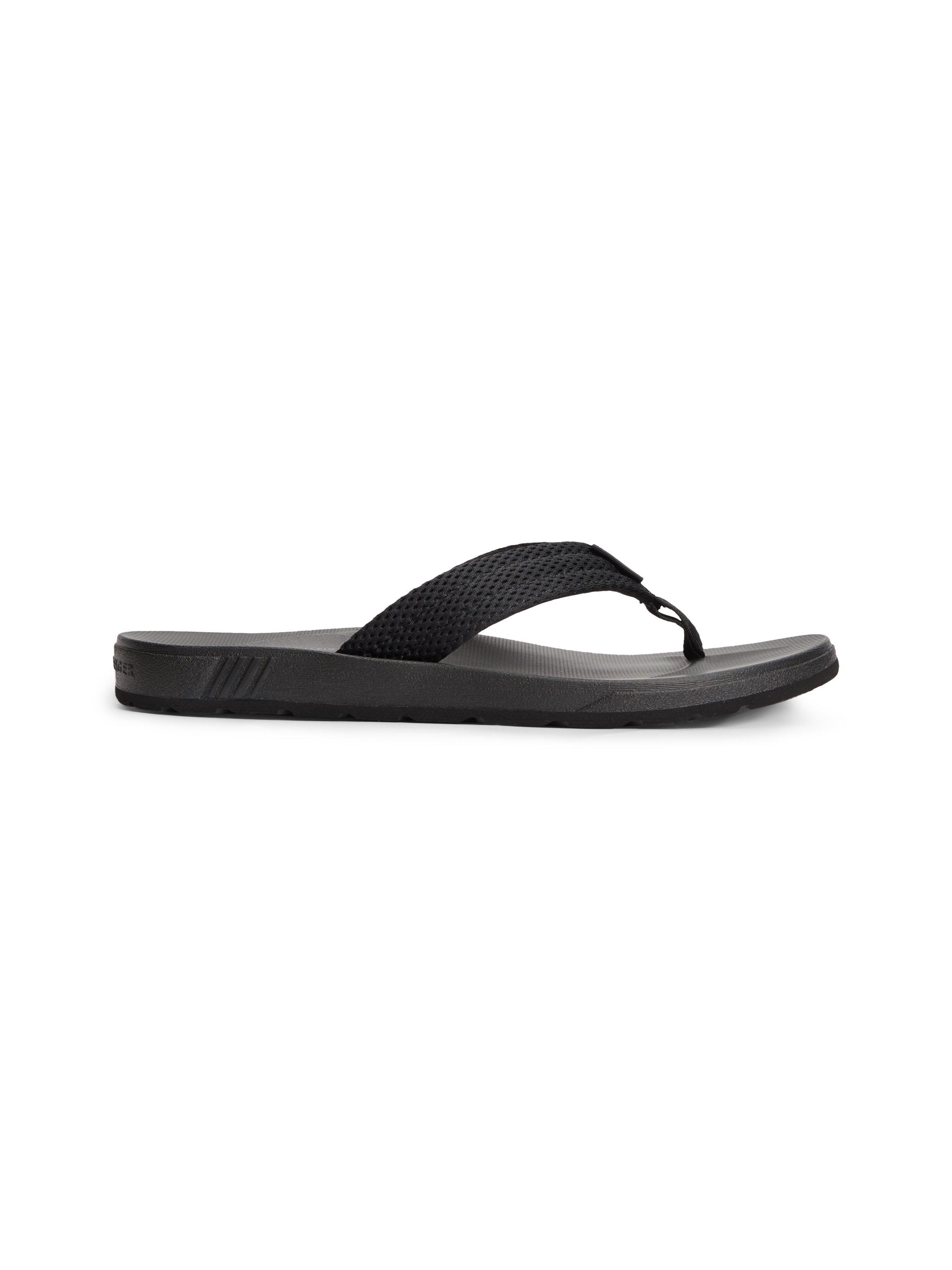 Tommy Hilfiger Zehentrenner »MOLDED PADDED HILFIGER B SANDAL«  Strandschuh, Sommerschuh, Poolslide mit Kontrastbesatz