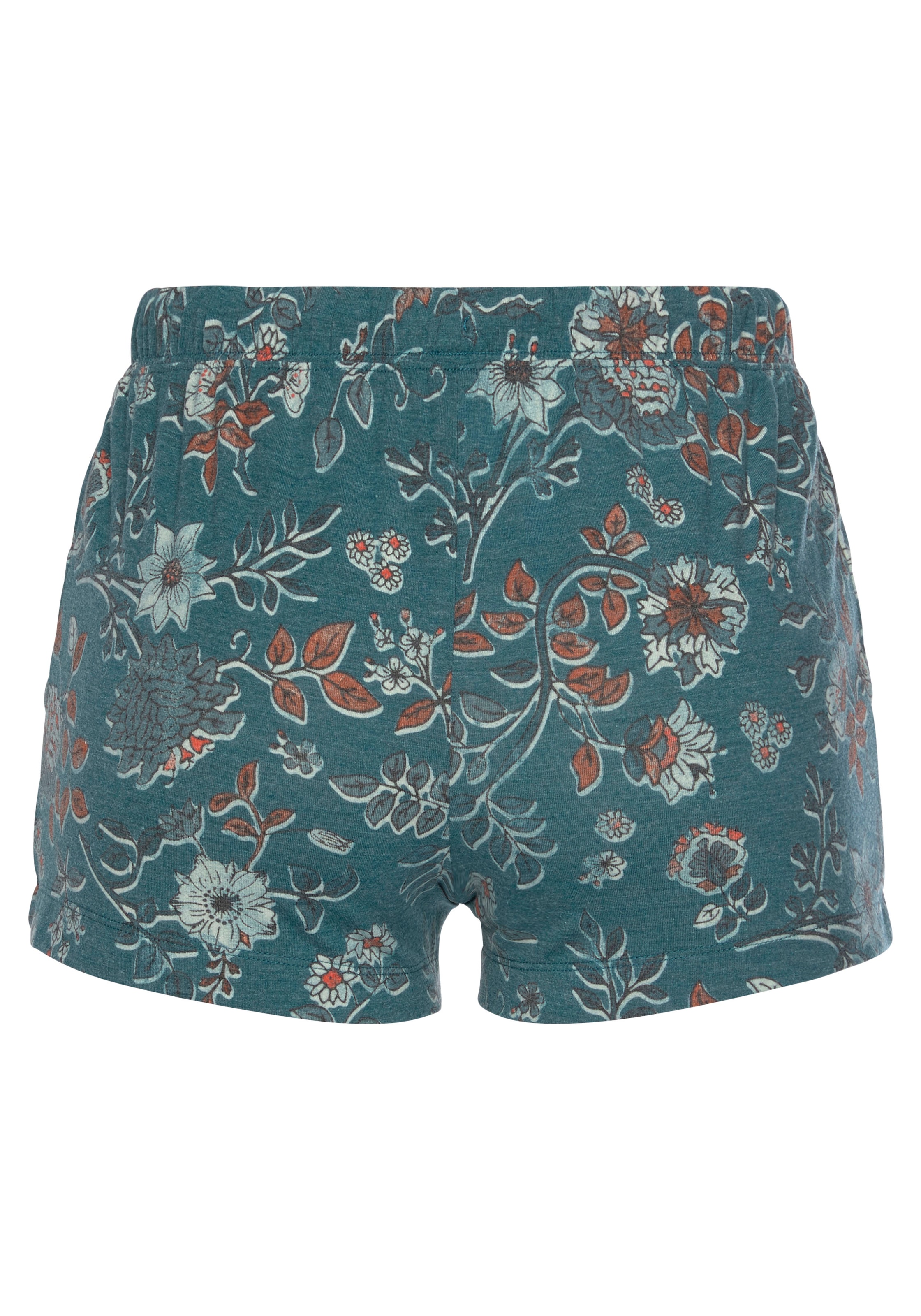 LASCANA Schlafshorts, im Blumen Allover-Druck