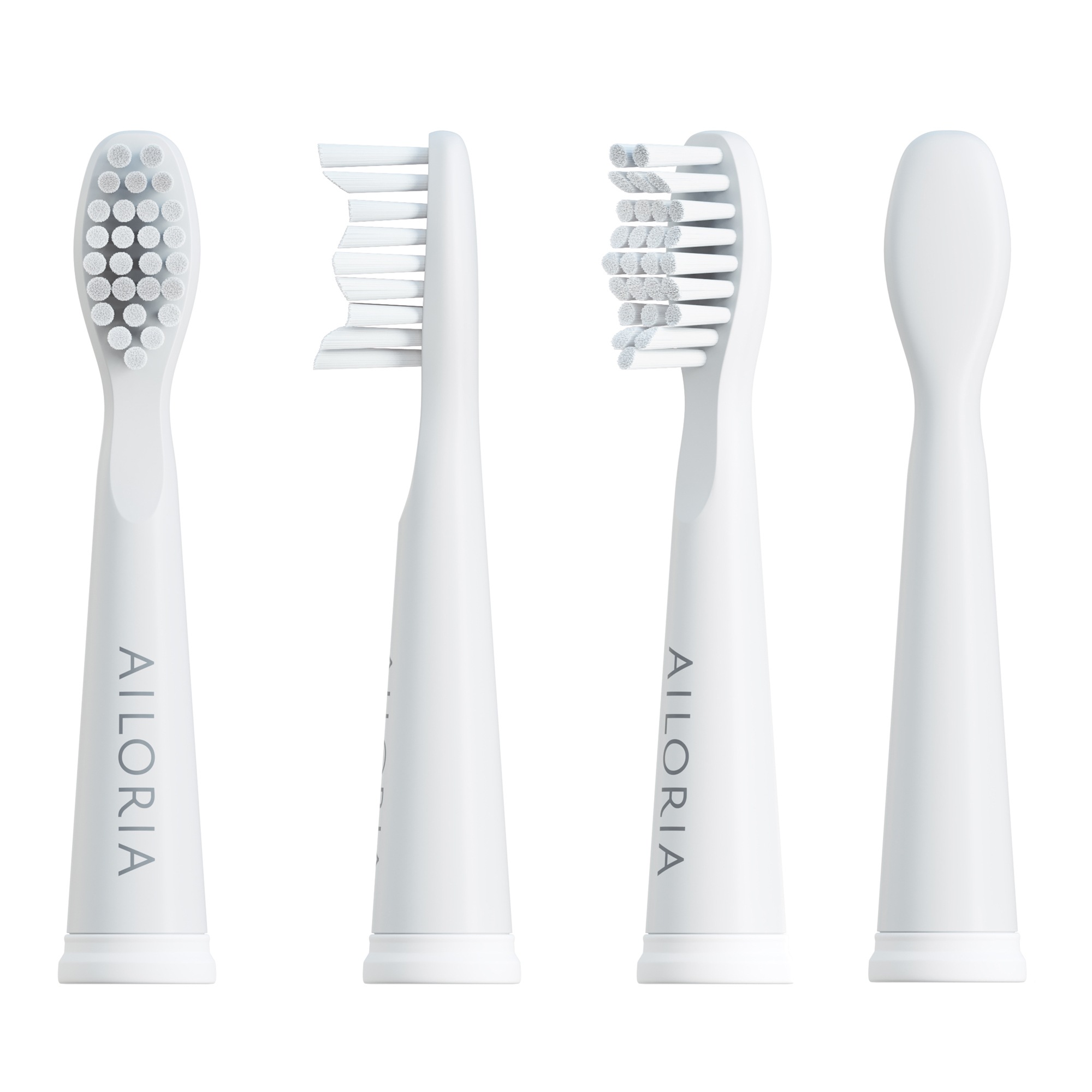 AILORIA Aufsteckbürsten »Ersatzbürstenköpfe 12er Set FLASH TRAVEL«