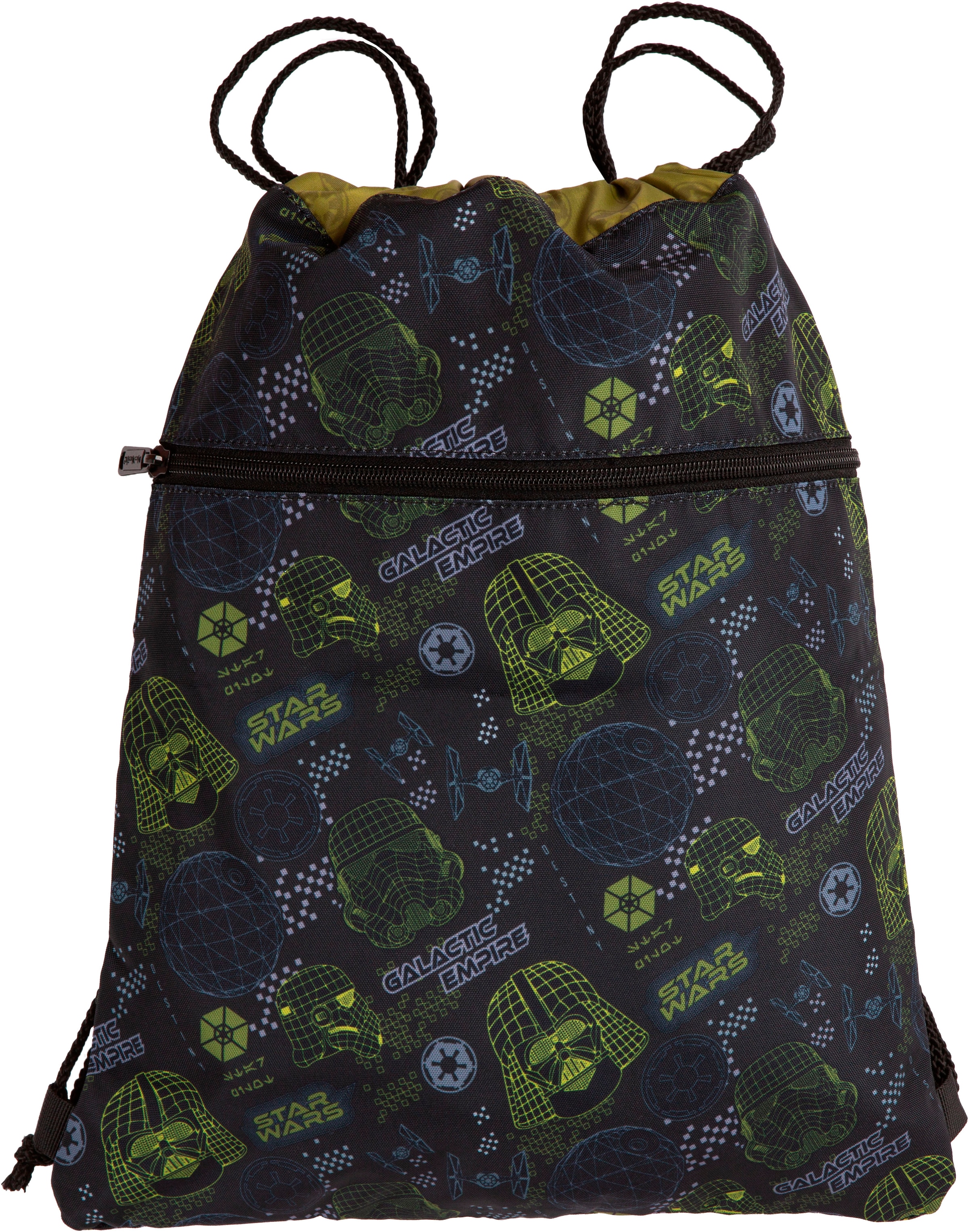 McNeill Schulranzen »Perfecto, Star Wars II« reflektierende Streifen auf den Schultergurten;retroreflektierende Flächen inkl. Federmäppchen, Turnbeutel, Schlamperrolle & Motivmagnet