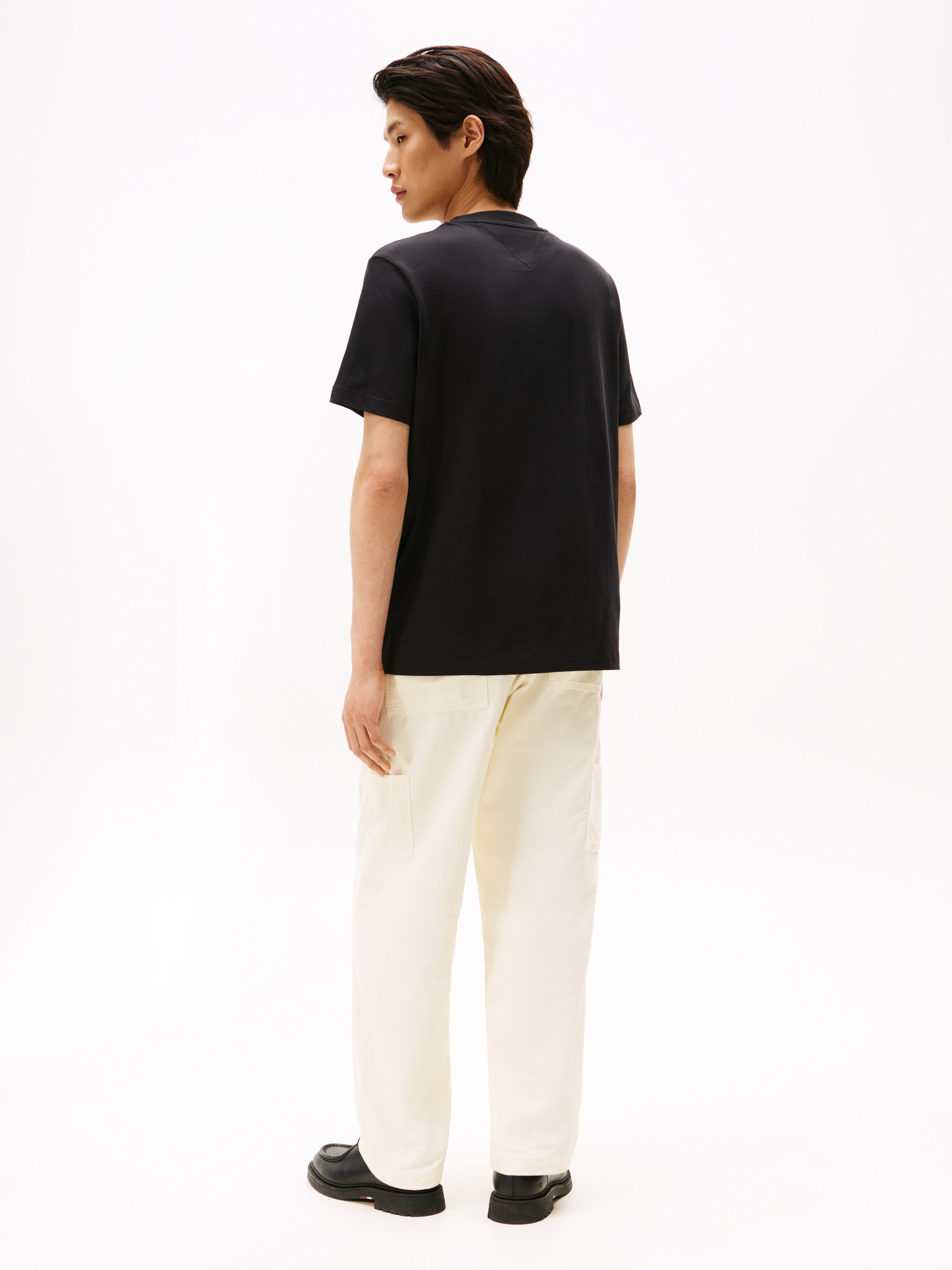 Tommy Hilfiger T-Shirt »HILFIGER STACK GRAPHIC TEE« Regular fit mit Rundhalsausschnitt