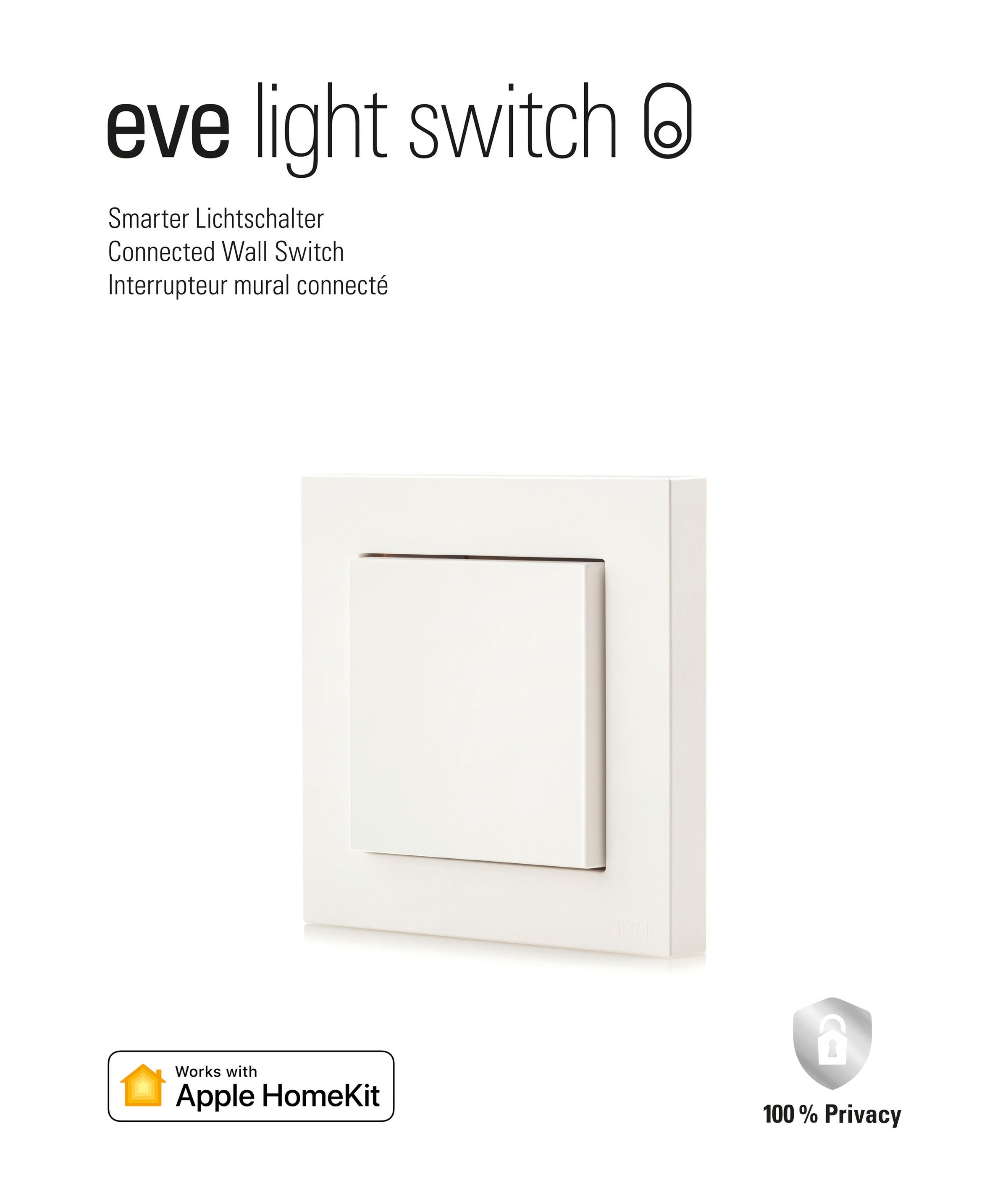 EVE Schalter »Light Switch (HomeKit) 2er Pack« Packung, 2 Stk. tlg.
