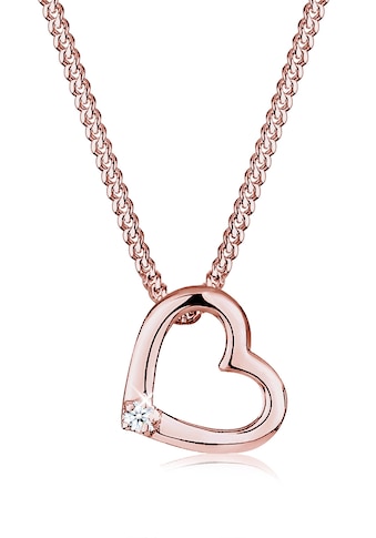 Diamore Collierkettchen »Herz Liebe Diamant (0.015 ct.) 925 Silber« kaufen