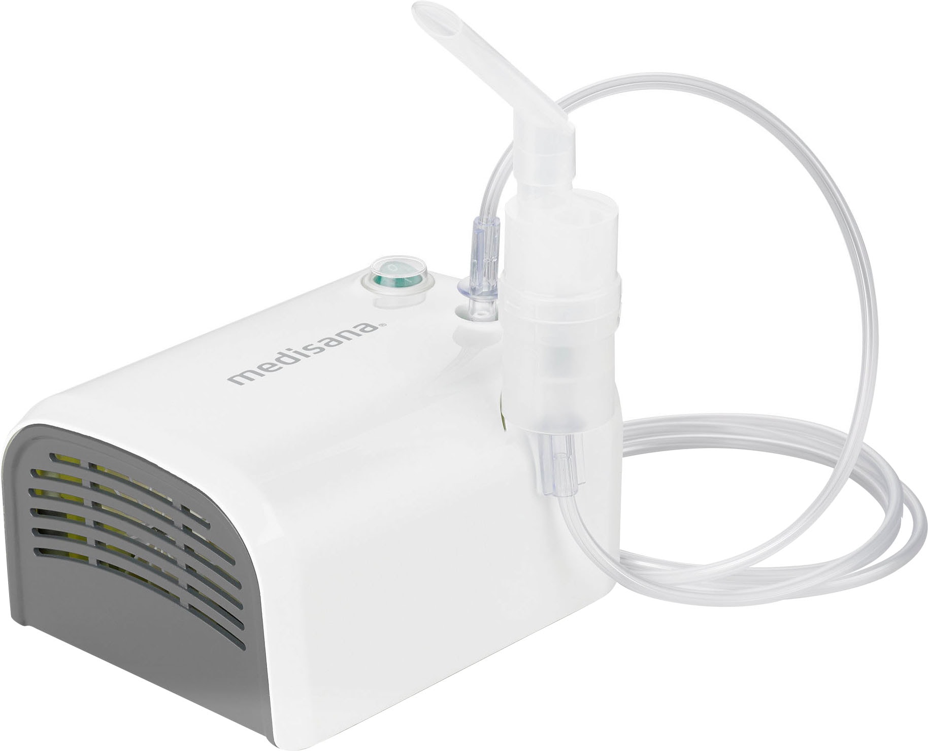 Medisana Inhalationsgerät "IN 520" Kompressor-Drucklufttechnologie, für Behandlung der Atemwege + Zubehör
