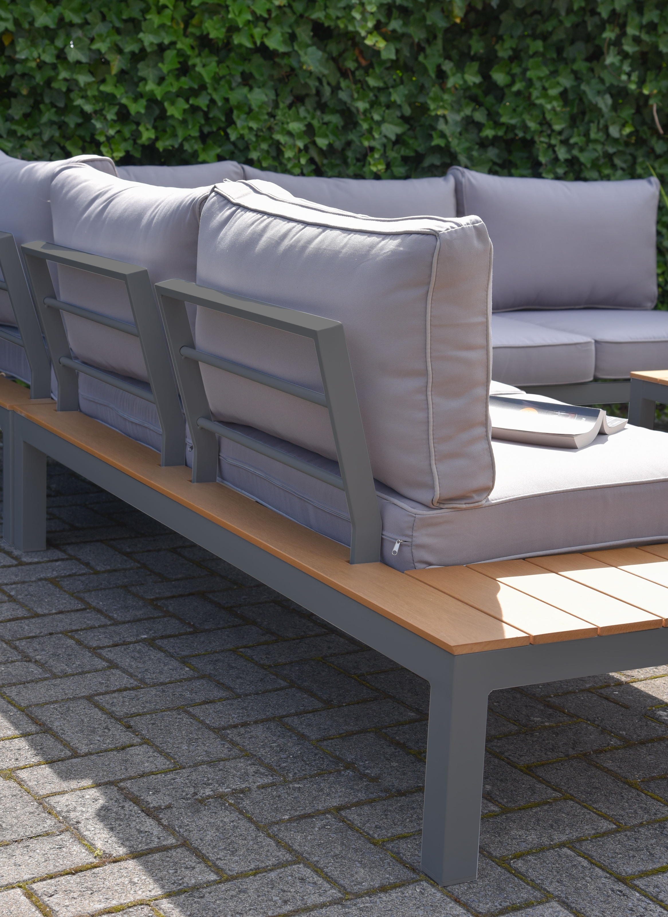 Garden Pleasure Gartenlounge-Set »»VALENTINA«« 4 Stk. tlg. 1 Sofa, Tisch LxB: 80x39 cm