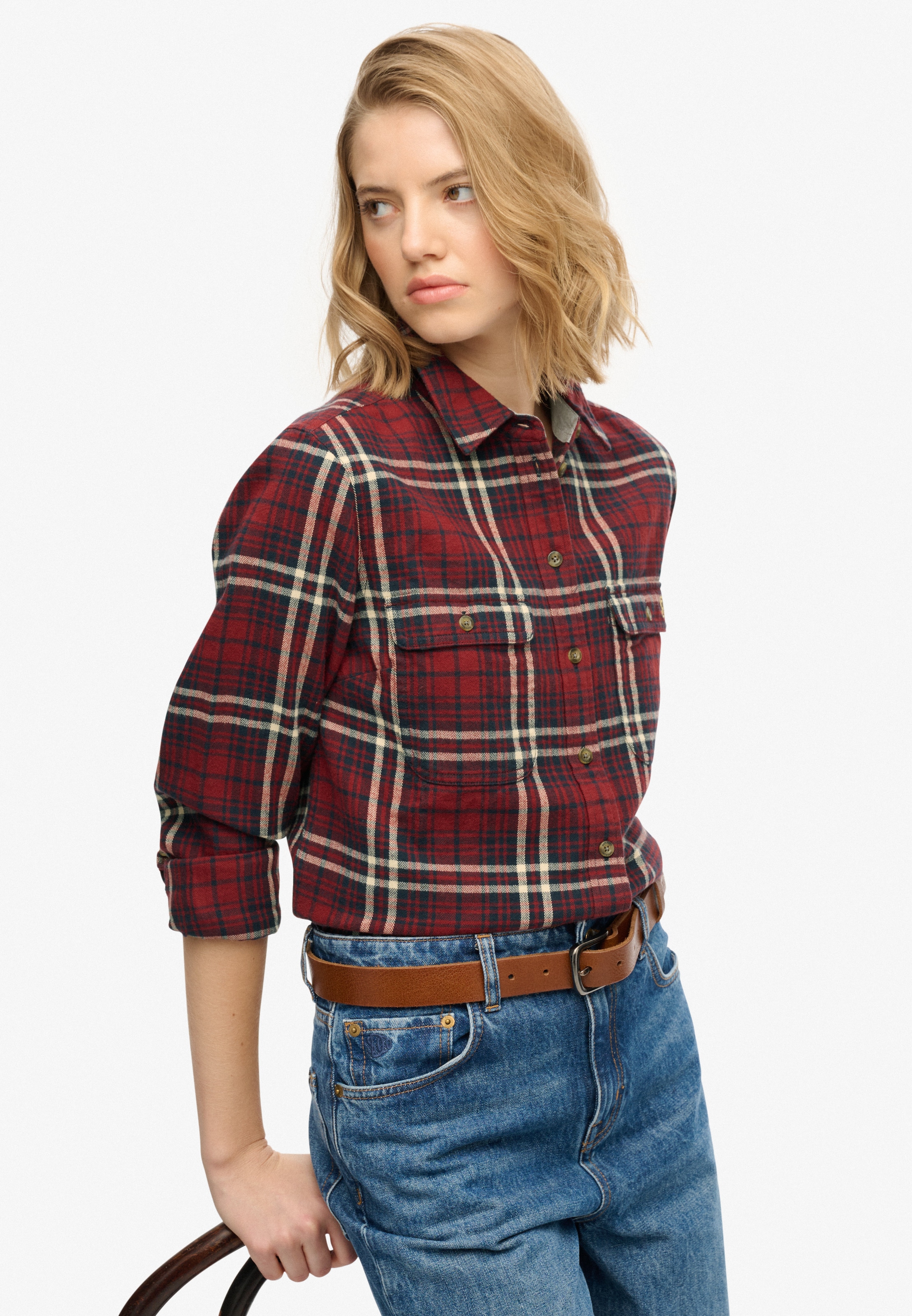 Superdry Karobluse »LUMBERJACK CHECK FLANNEL SHIRT«