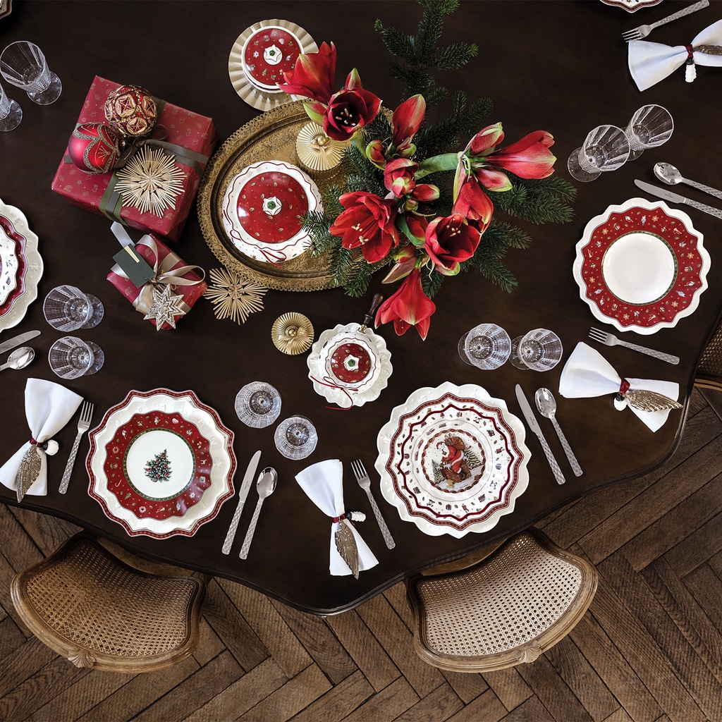Villeroy & Boch Frühstücksteller »Frühstücksteller Toy's Deligth ø 24,5 cm 6er Set rot«