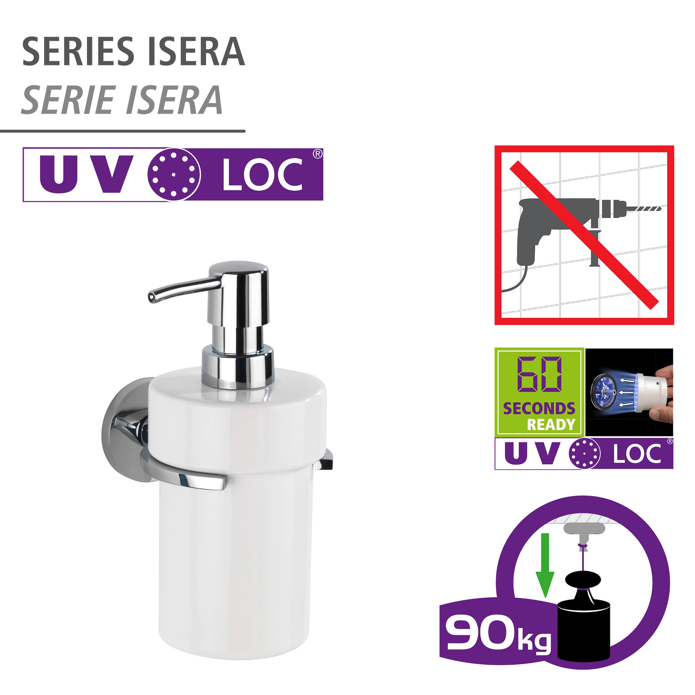 WENKO Seifenspender »Isera« 360 ml