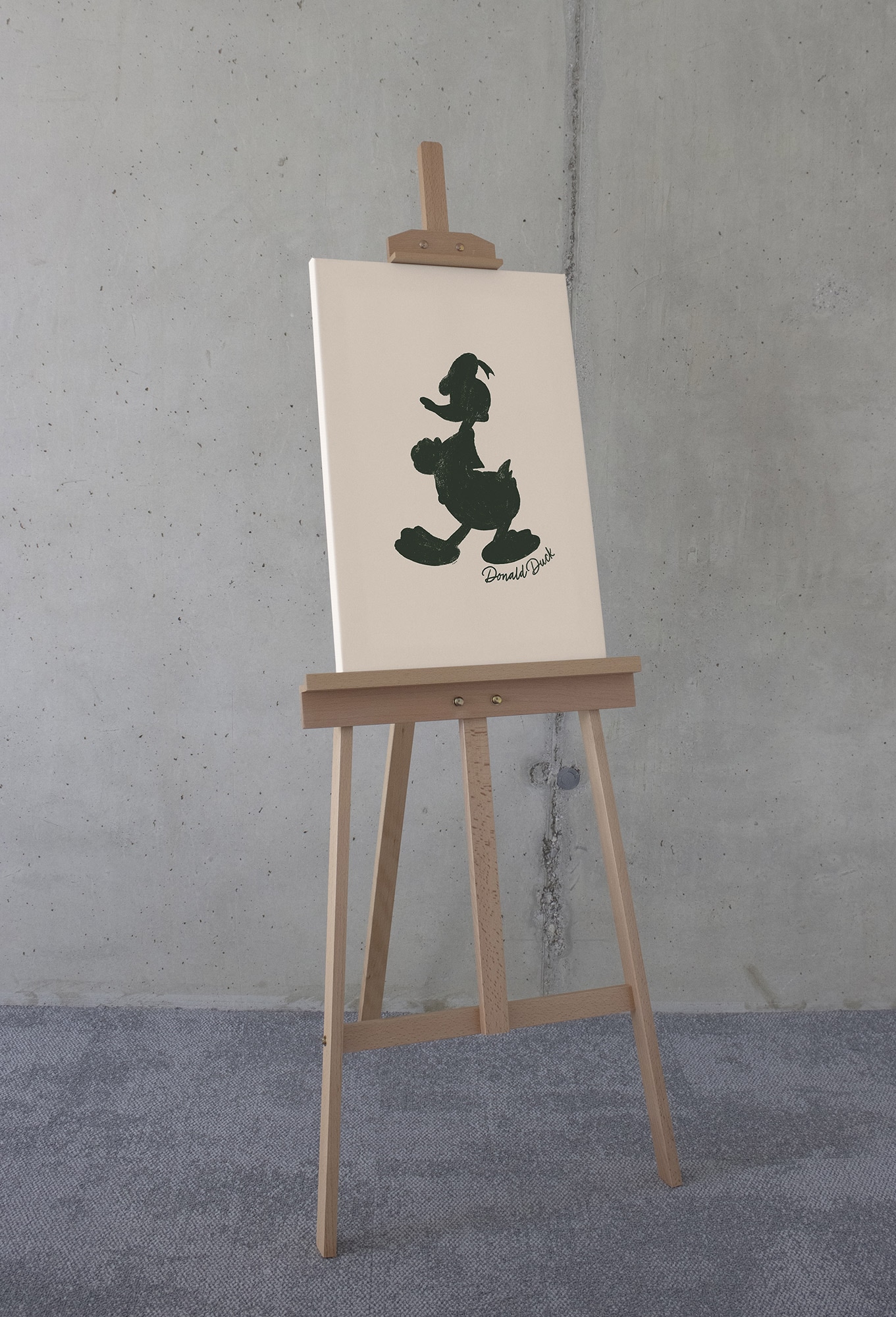 Komar Leinwandbild »Disney Donald Duck Stamp«, Disney, (Set, 1 St.), 40 x 60 cm (Breite x Höhe) - Kinderzimmer, Dekoration
