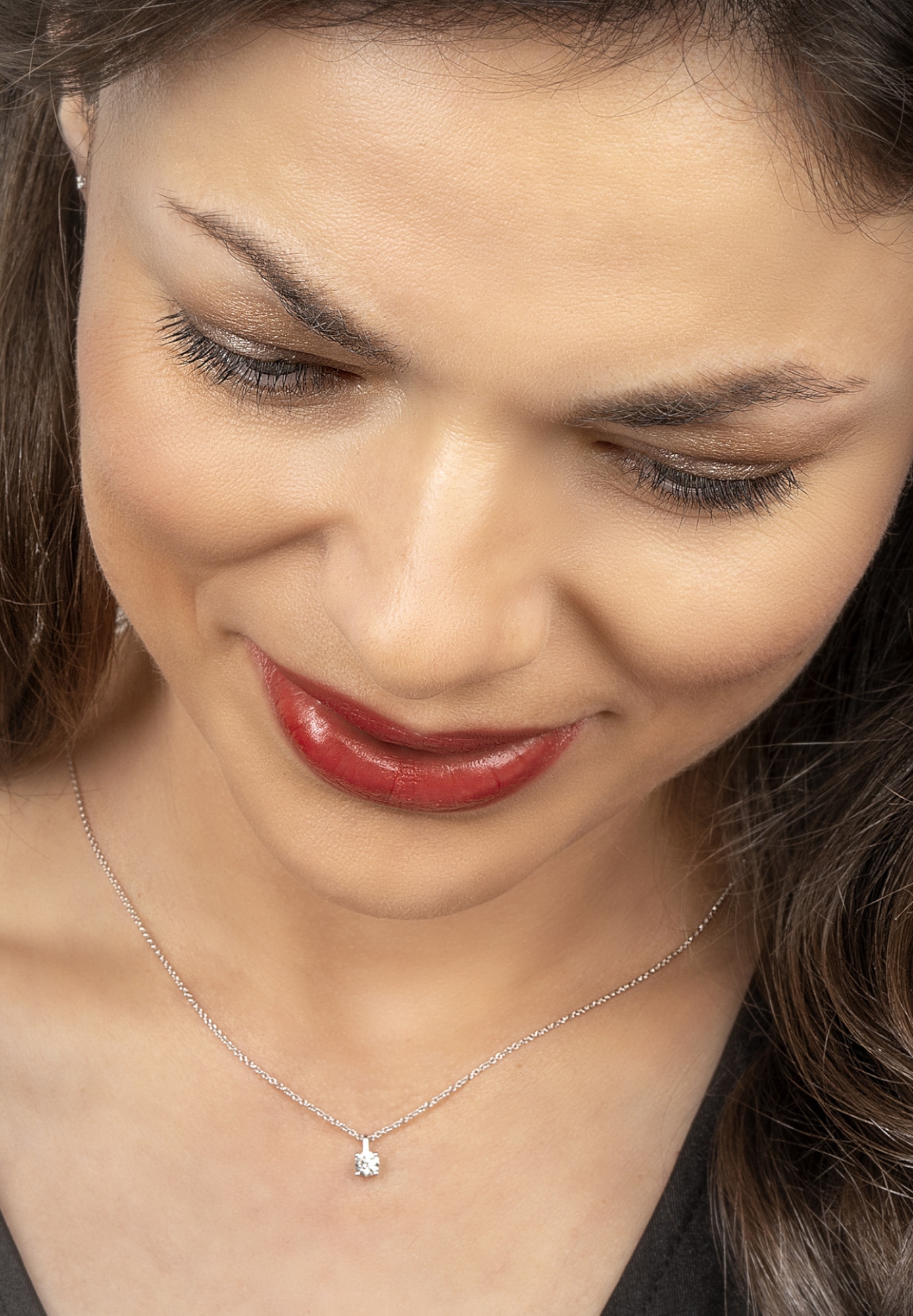 ONE ELEMENT Kettenanhänger »0.3 ct Diamant Brillant Anhänger aus 750 Weißgold«