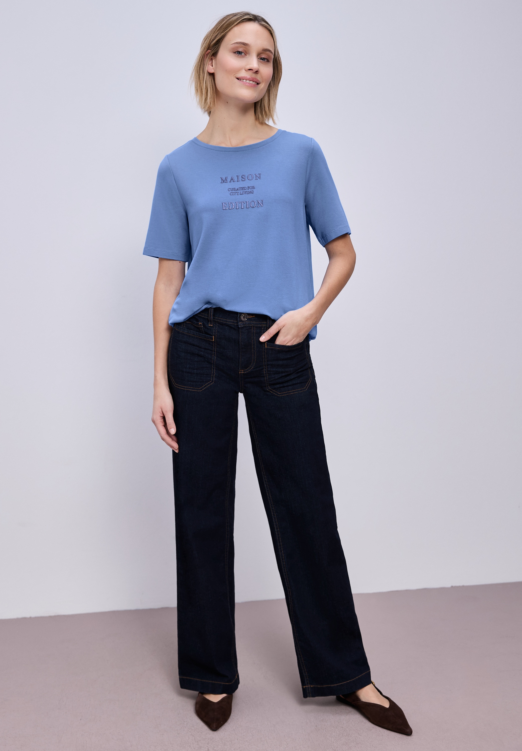 STREET ONE Kurzarmshirt mit Print