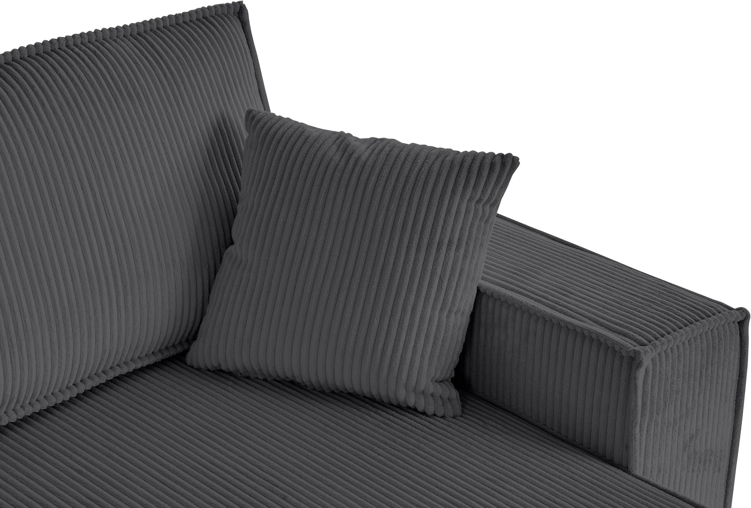 OTTO home Wohnlandschaft »CASSI L-Form, 311cm - OTTO. Verlässliche Qualität.« Schlaffunktion (133/200), Boxspring, Bettkasten, Cord, Unser Tiefpreis