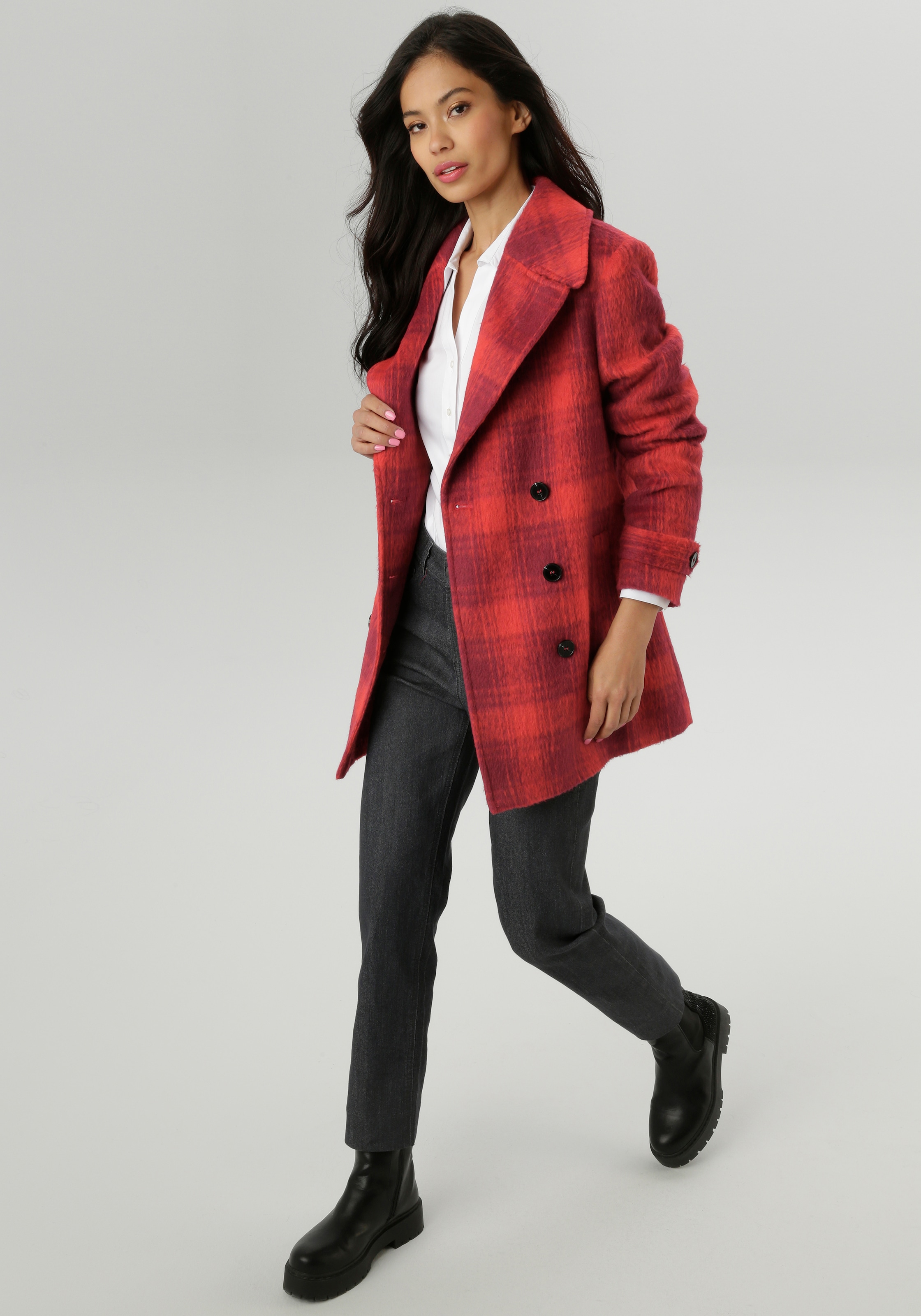 Aniston SELECTED Cabanjacke ohne Kapuze mit zwei Eingriffstaschen - NEUE KOLLKEKTION