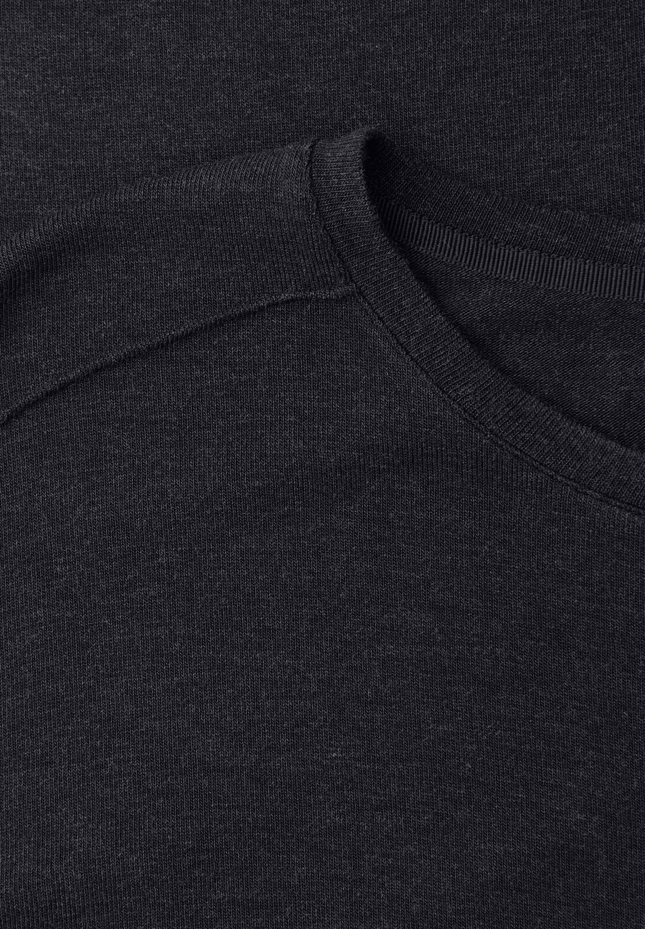 STREET ONE 3/4-Arm-Shirt im Melange-Look