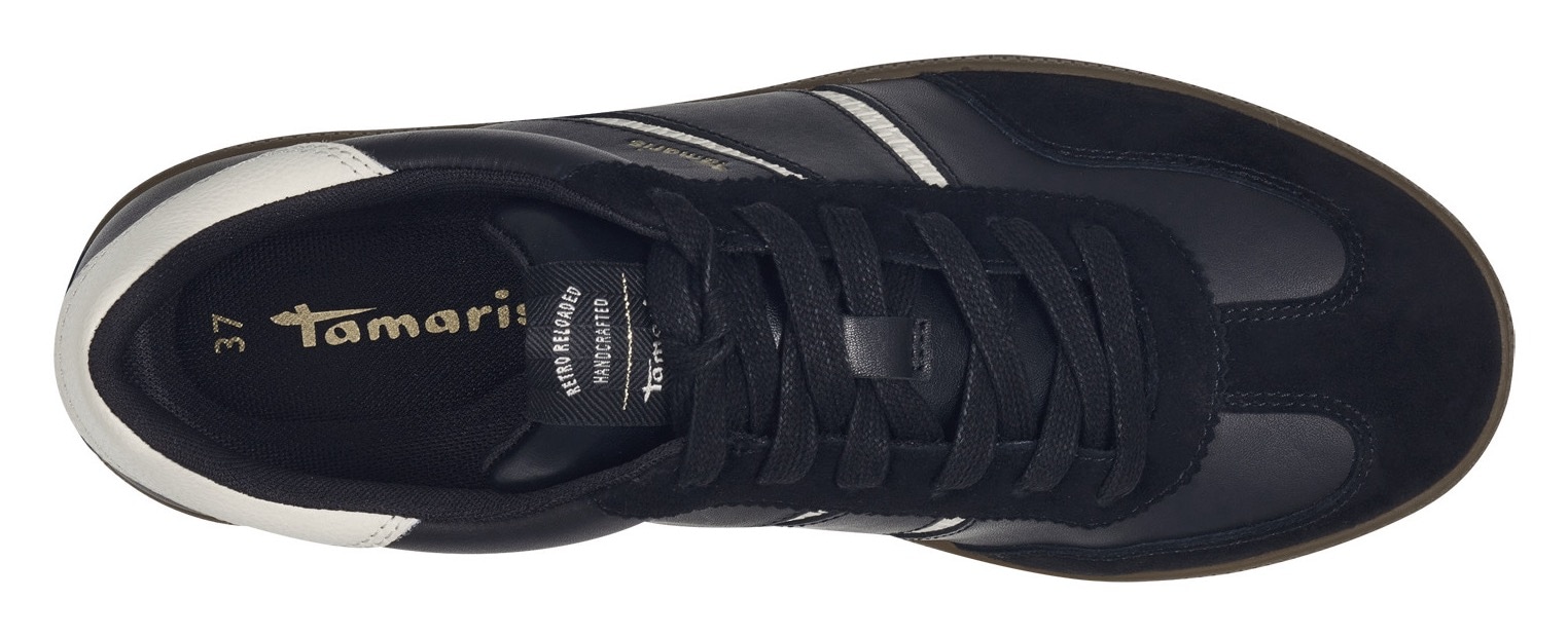 Tamaris Plateausneaker, Freizeitschuh, Halbschuh, Schnürschuh mit gepolstertem Schaftrand